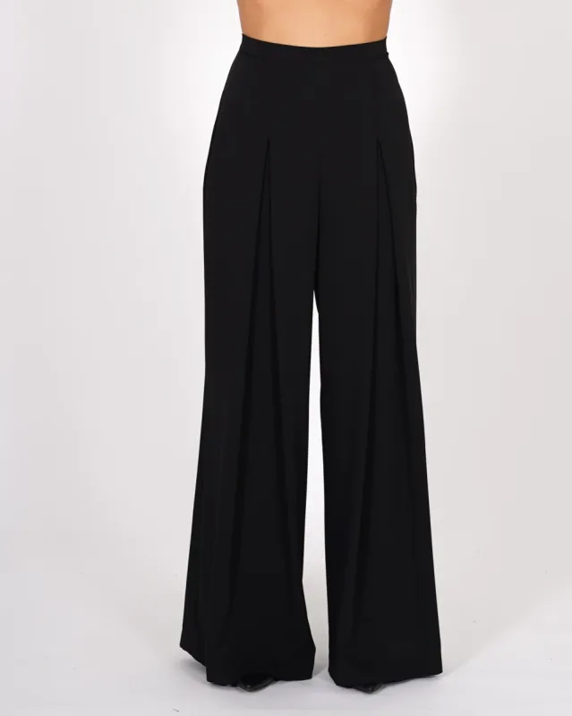 Pantaloni con pence in tessuto cady - Diogene sold by Hope Fashion