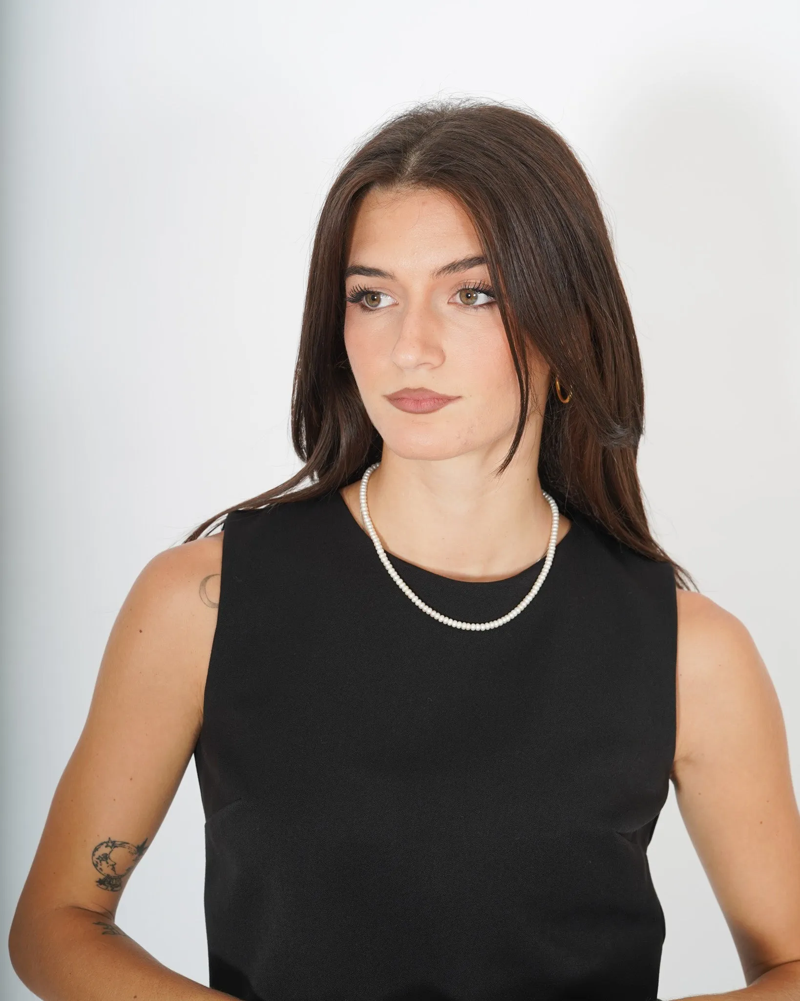 Blusa cropped smanicata in fresco lana - Zamorano sold by Hope Fashion product image thumbnail 5