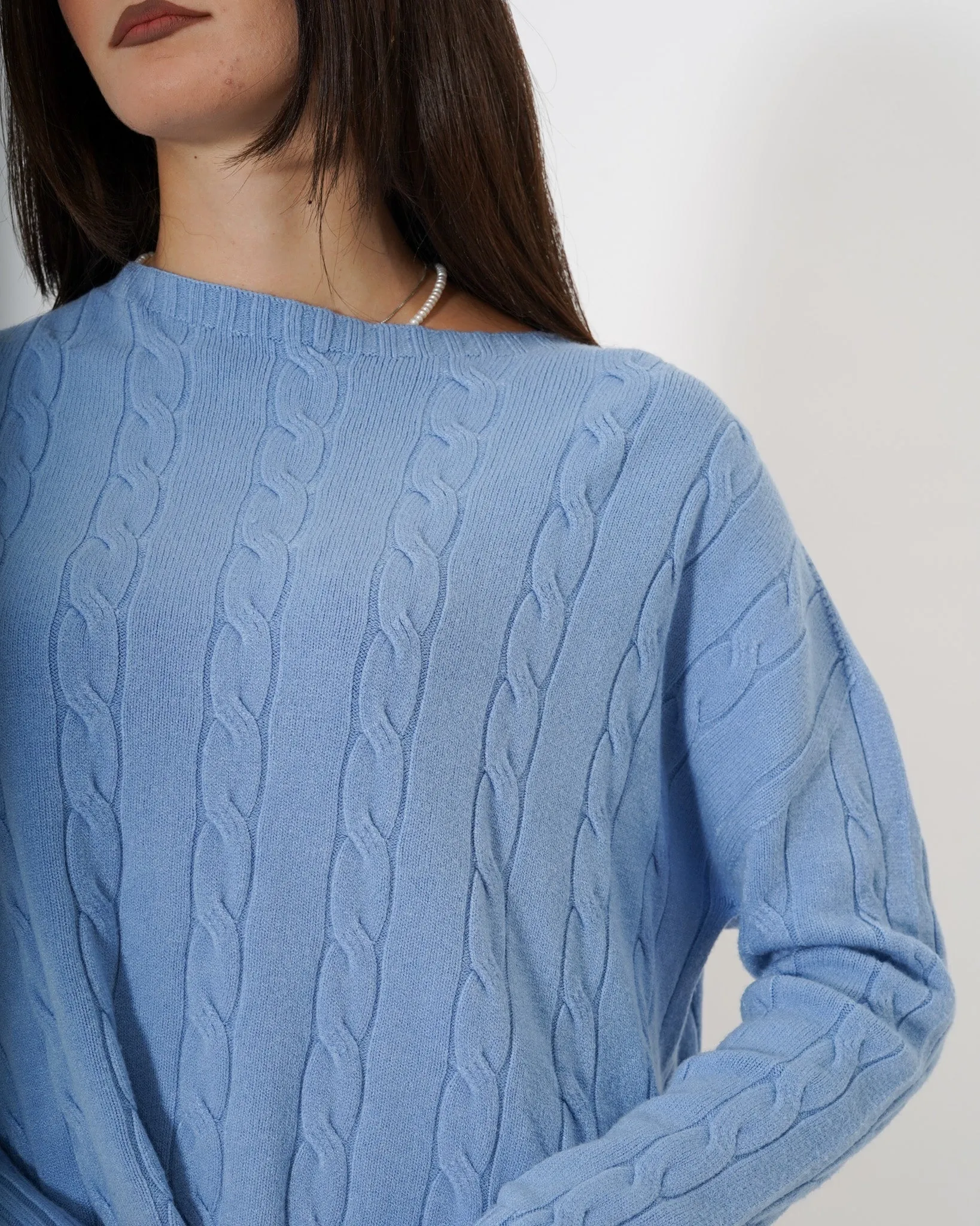Maglia girocollo con trama a treccia - Salgemma sold by Hope Fashion product image thumbnail 5