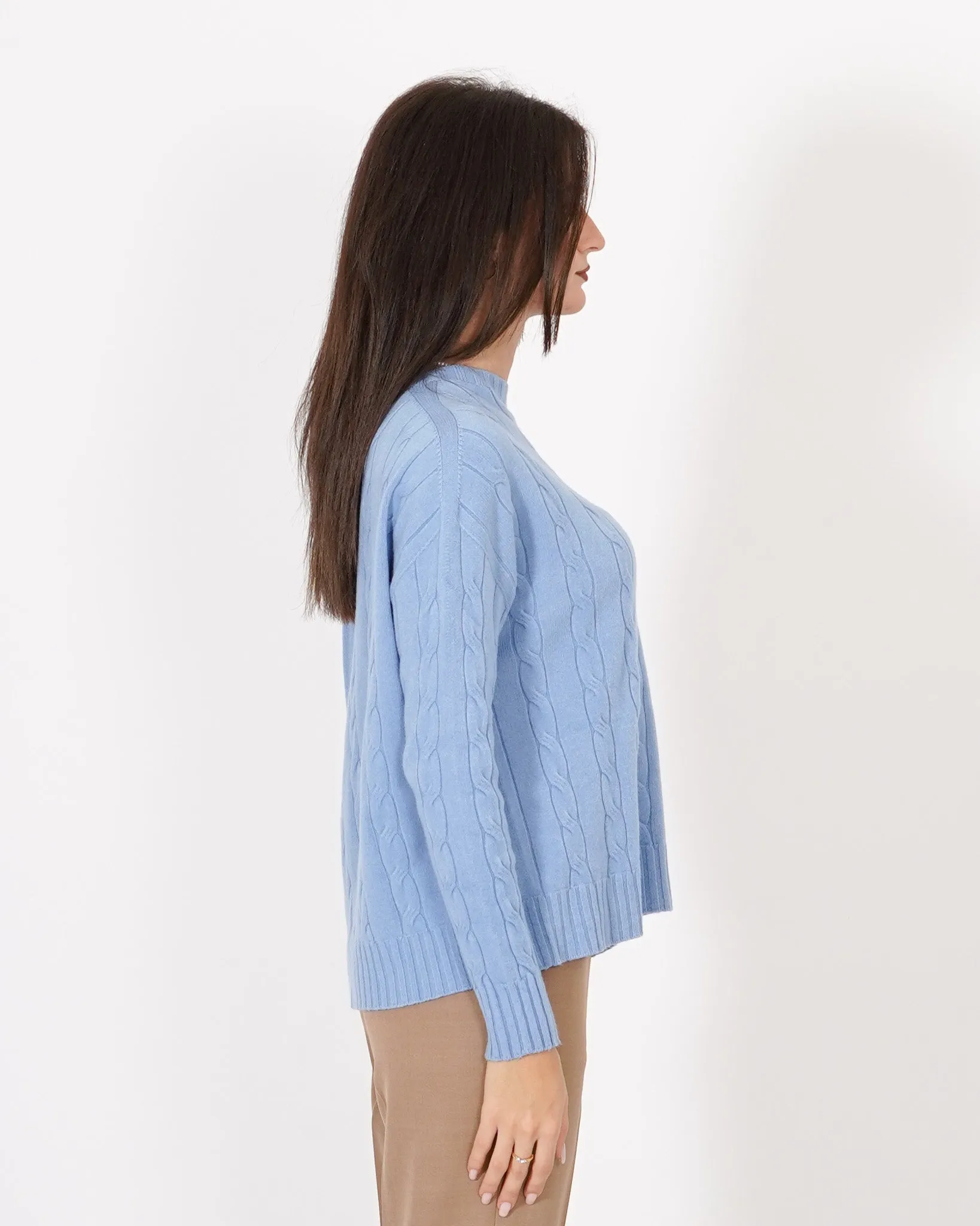 Maglia girocollo con trama a treccia - Salgemma sold by Hope Fashion product image thumbnail 2