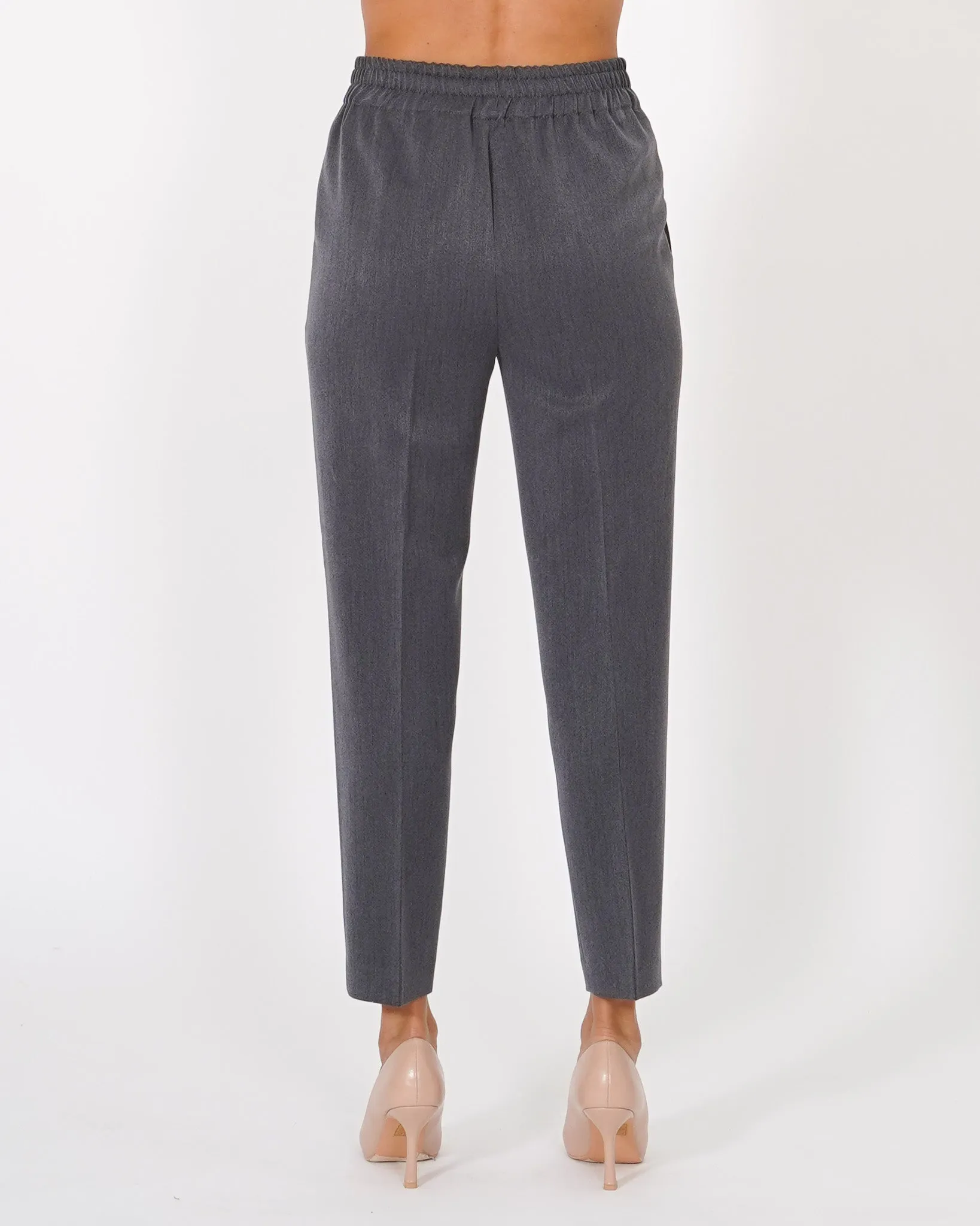 Pantaloni slim fit con elastico in fresco lana - Narva sold by Hope Fashion product image thumbnail 3