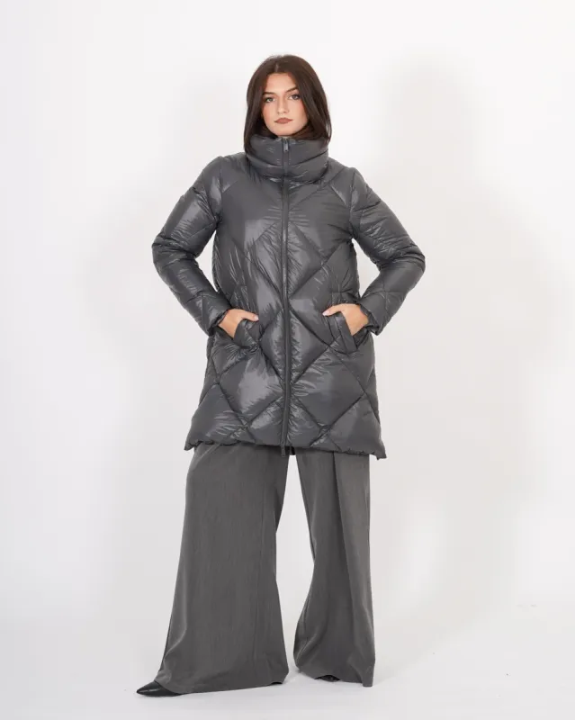 Piumino trapuntato con disegno rombo - Giselle sold by Hope Fashion