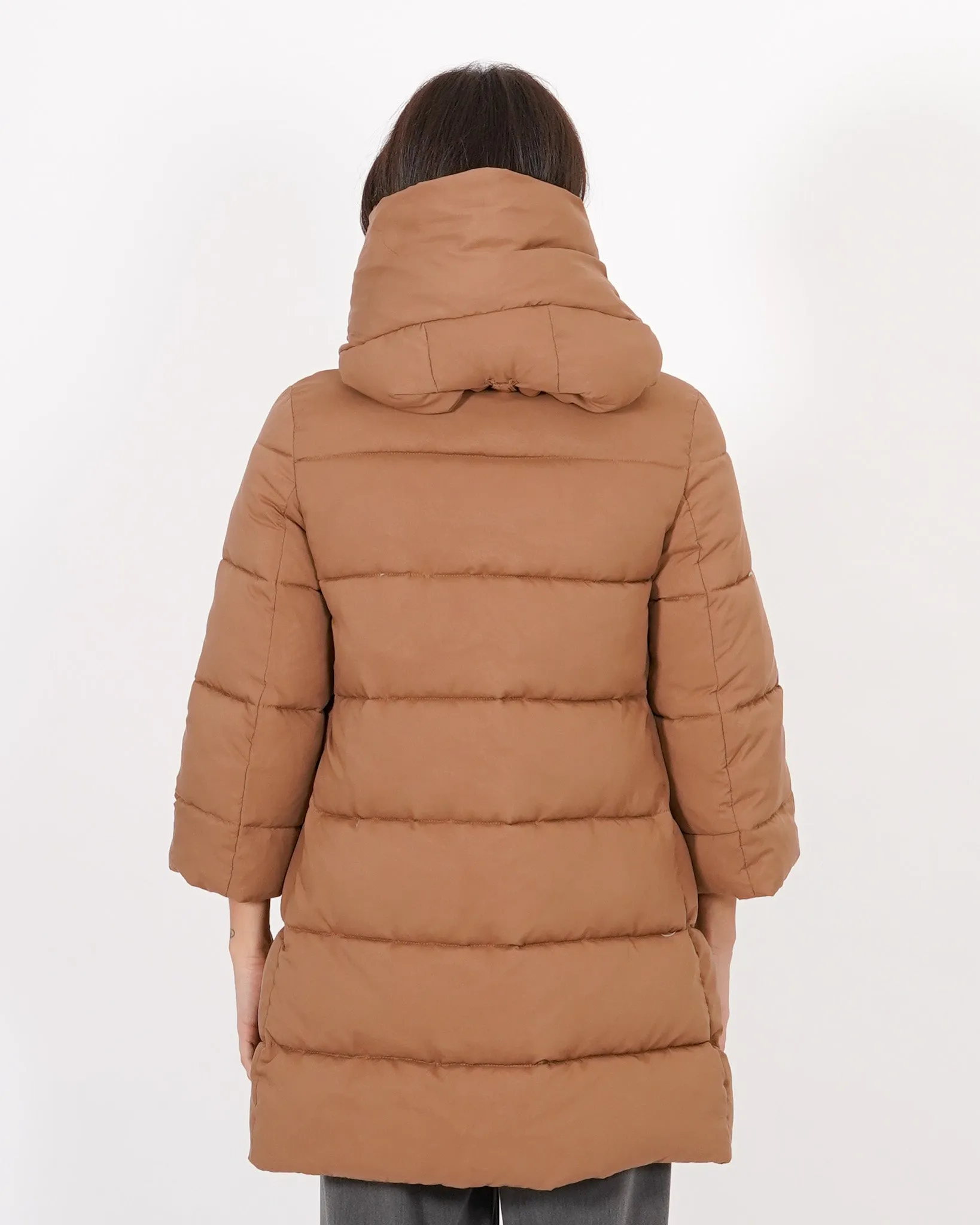 Piumino trapuntato con cappuccio, tasche a filo e chiusura con zip - Carla sold by Hope Fashion product image thumbnail 3
