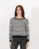 Maglia a righe con collo ampio - Tarallo sold by Hope Fashion