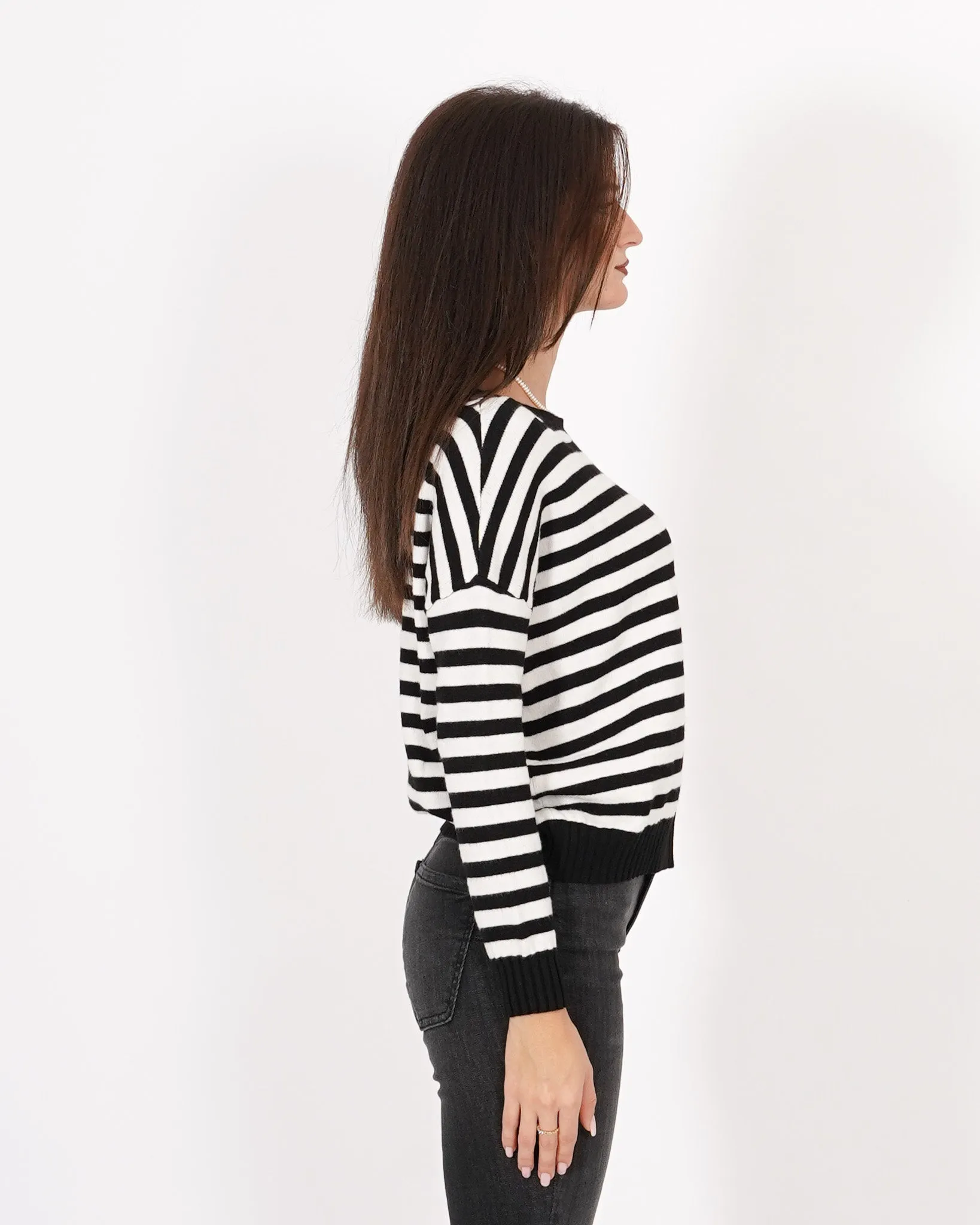 Maglia a righe con collo ampio - Tarallo sold by Hope Fashion product image thumbnail 2