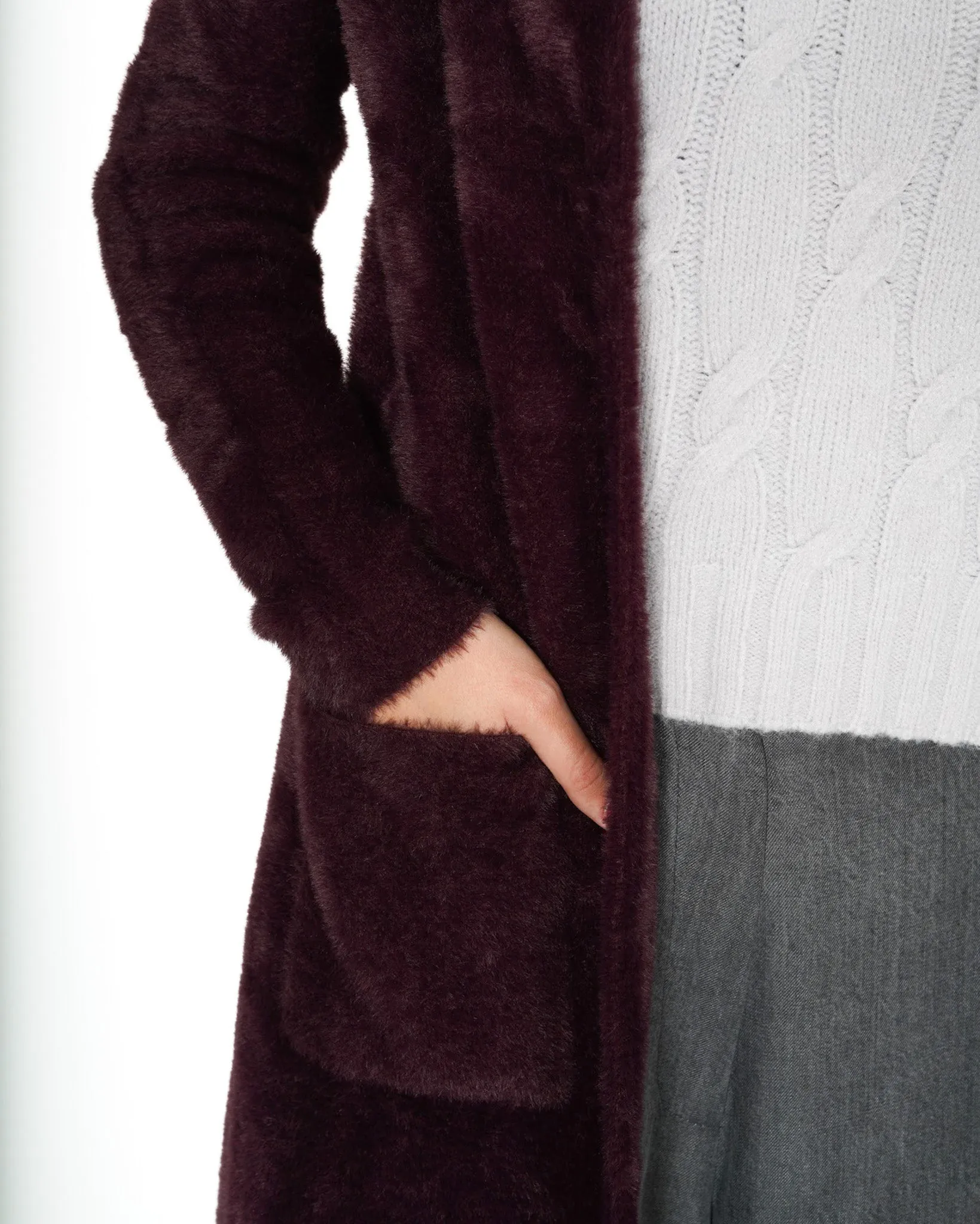 Cardigan comfort lussuoso oversize con bottoni oro - Oliver sold by Hope Fashion product image thumbnail 5