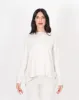 Maglia girocollo misto viscosa con spacco laterale - Helmut sold by Hope Fashion