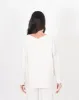 Maglia girocollo misto viscosa con spacco laterale - Helmut sold by Hope Fashion