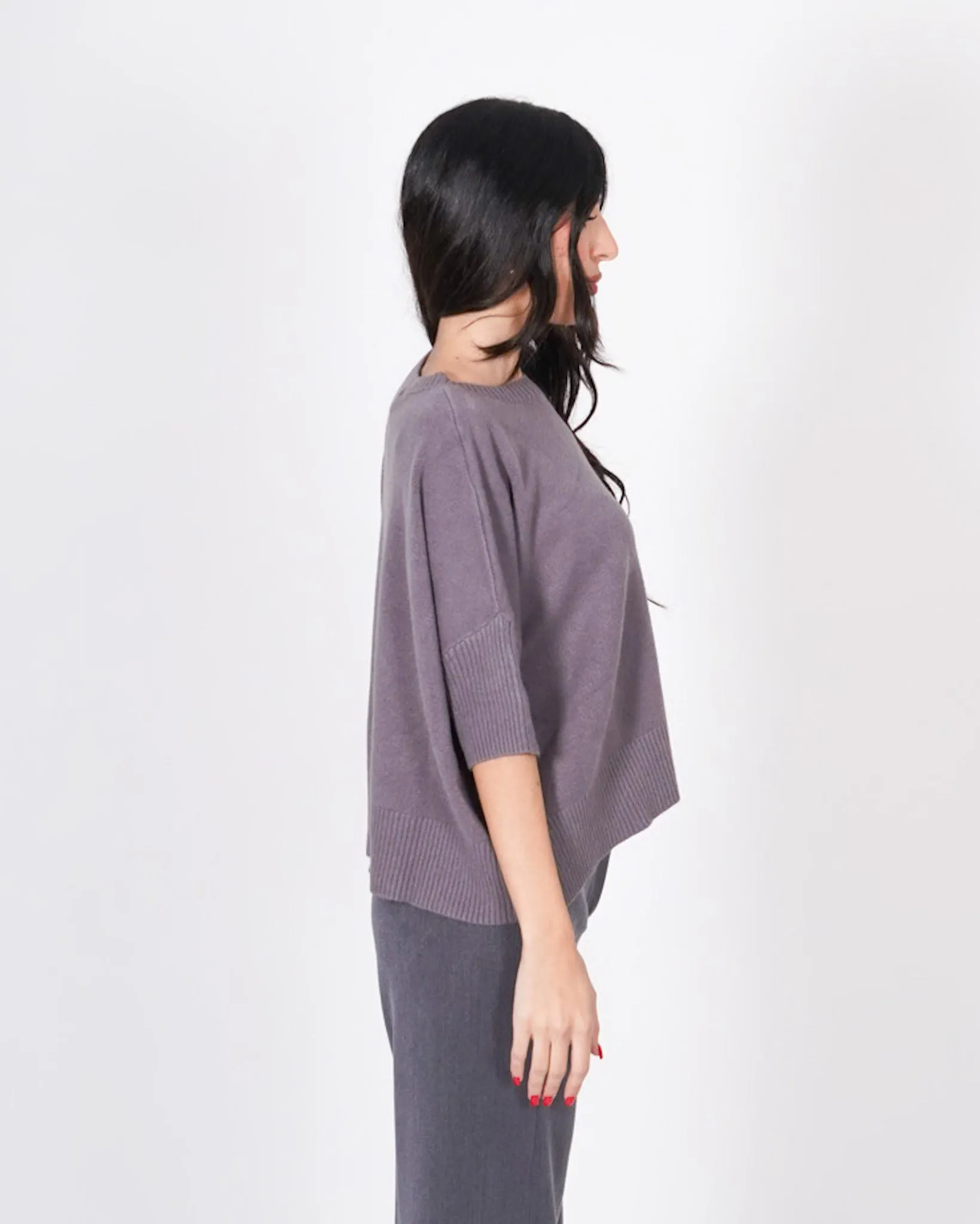 Maglia girocollo con maniche 3/4 - Campus sold by Hope Fashion product image thumbnail 2