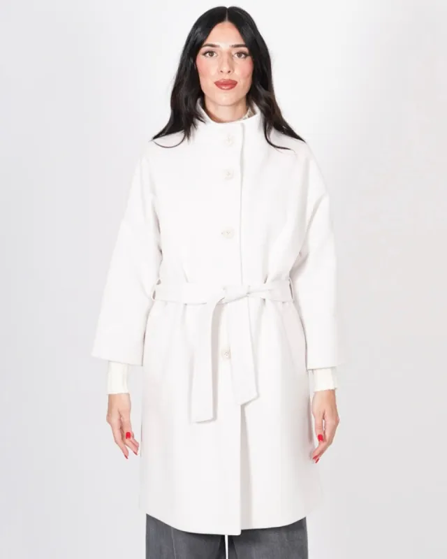 Cappotto sfiancato con collo alto - Brunello sold by Hope Fashion