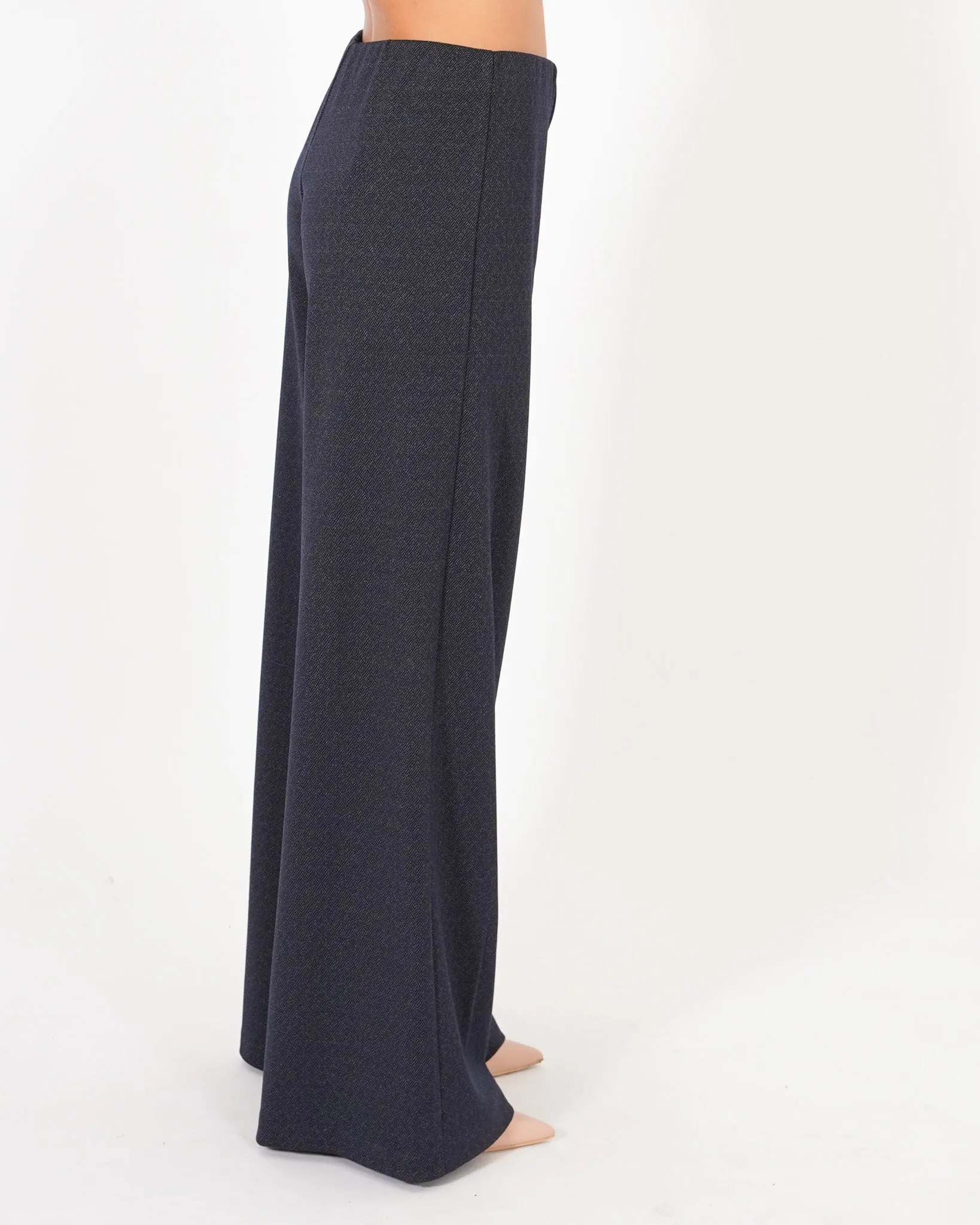 Pantaloni palazzo in punto stoffa denim - Chiara sold by Hope Fashion product image thumbnail 3