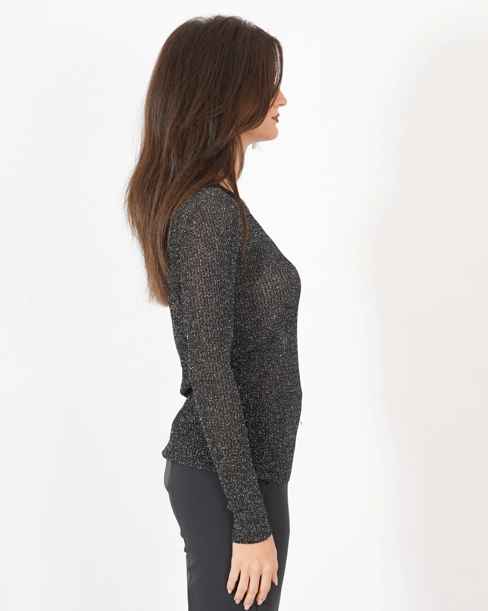 Girocollo lurex manica lunga - Cantuccio sold by Hope Fashion product image thumbnail 2