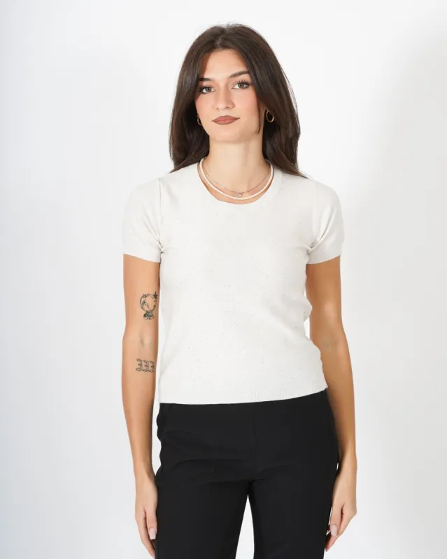 Maglia con micro paillettes - Bjorn sold by Hope Fashion