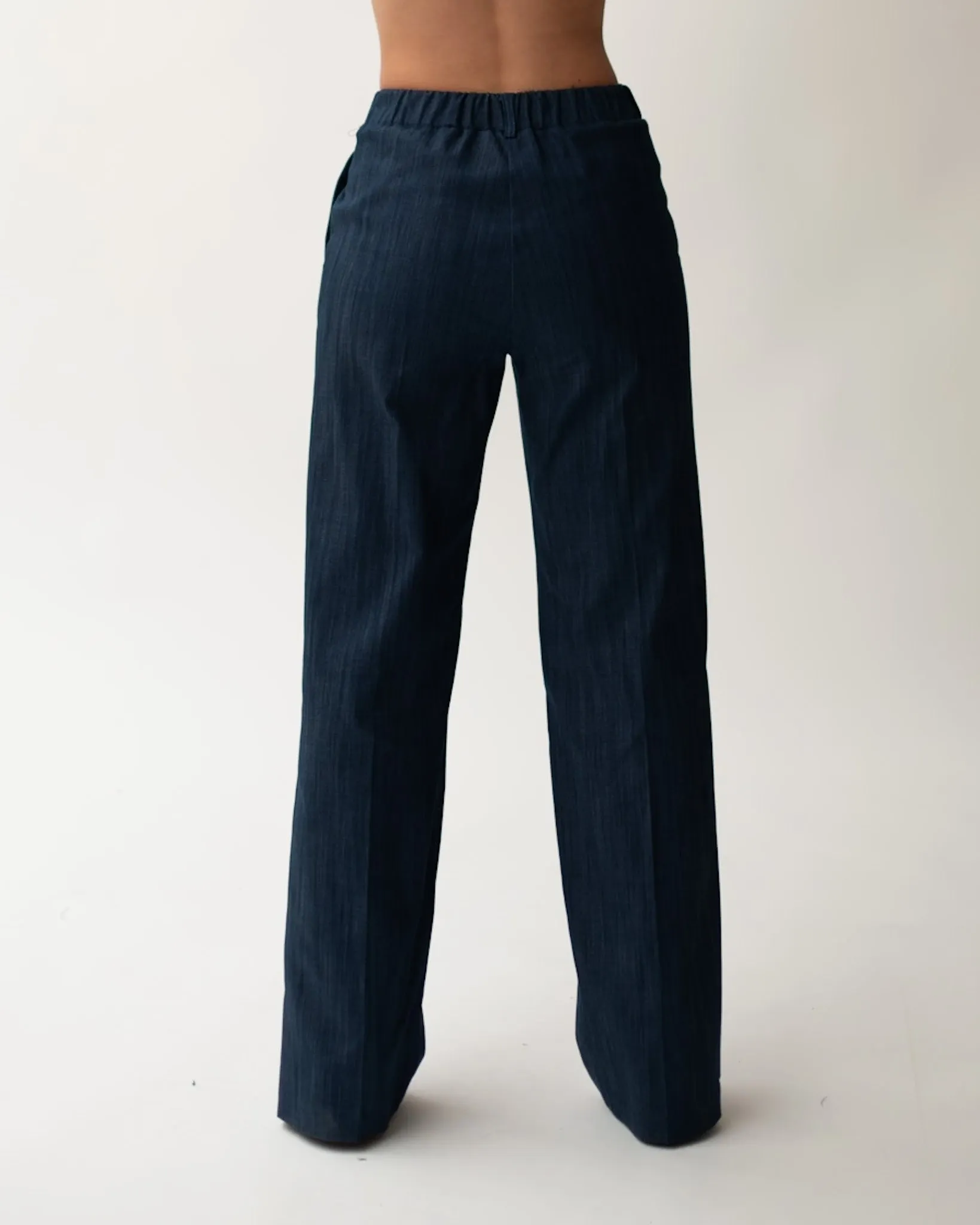 Pantaloni taglio jeans in denim stretch - Talanga sold by Hope Fashion product image thumbnail 3