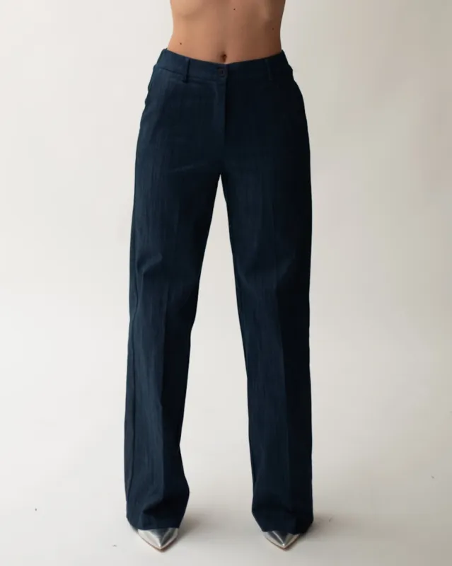 Pantaloni taglio jeans in denim stretch - Talanga sold by Hope Fashion