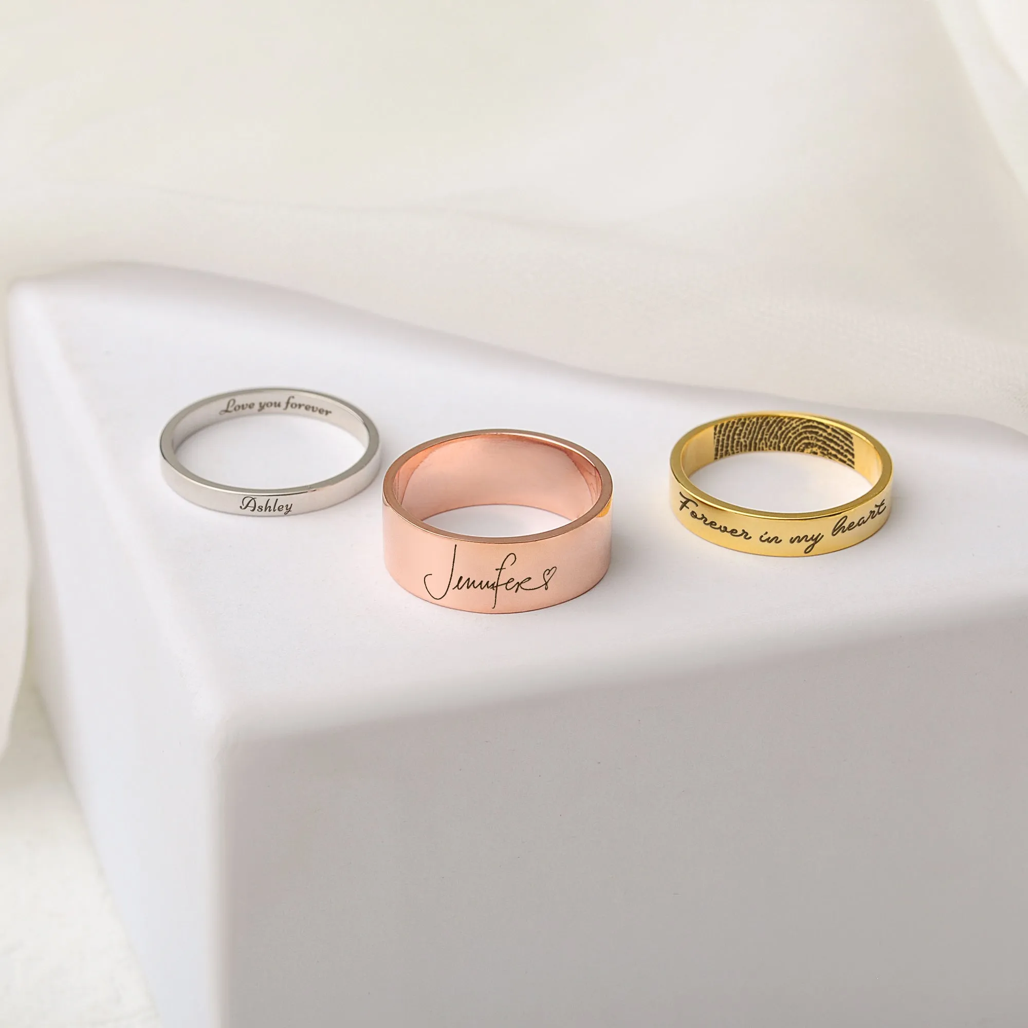 Custom Fingerprint Ring sold by Anavia product image thumbnail 5