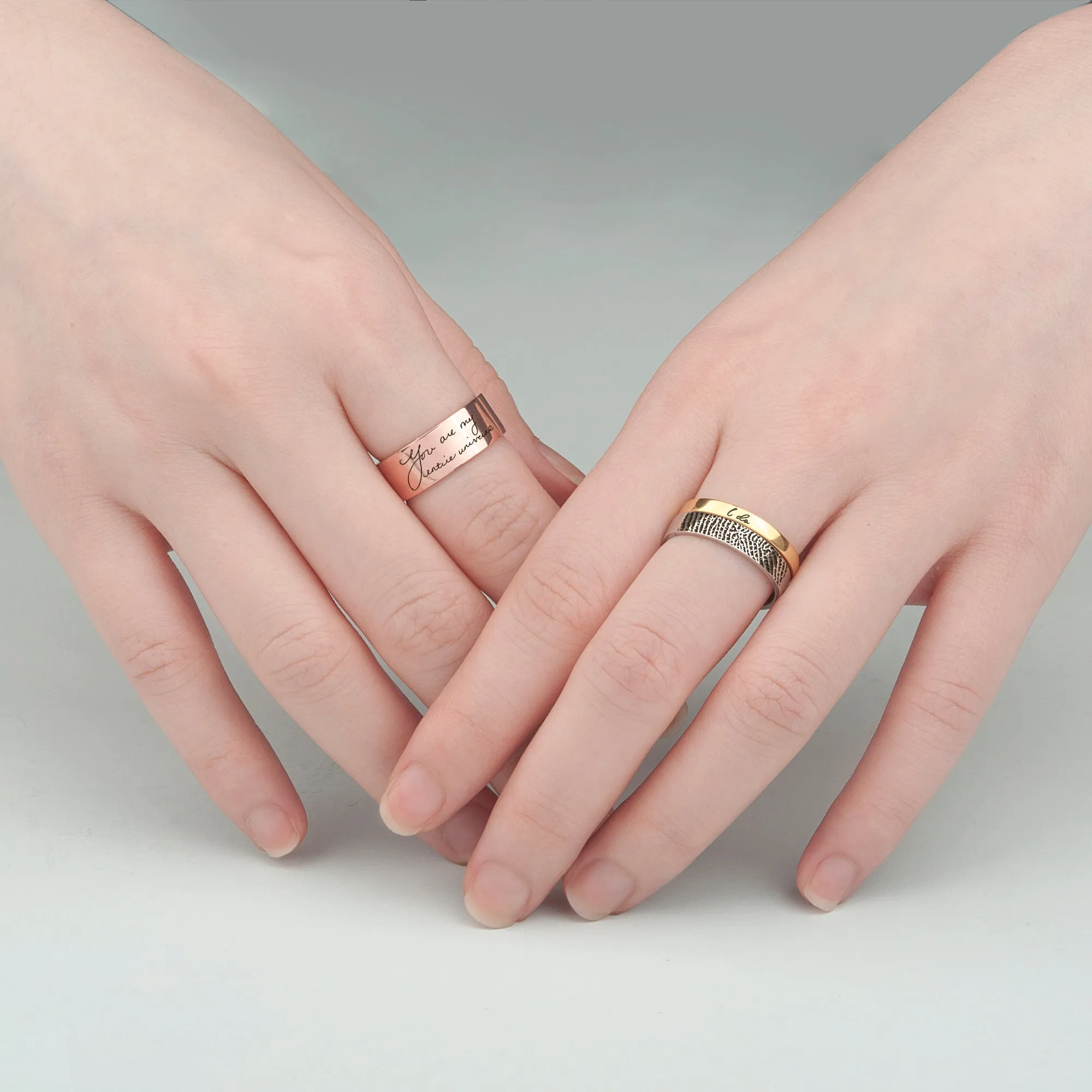 Custom Fingerprint Ring sold by Anavia product image thumbnail 2