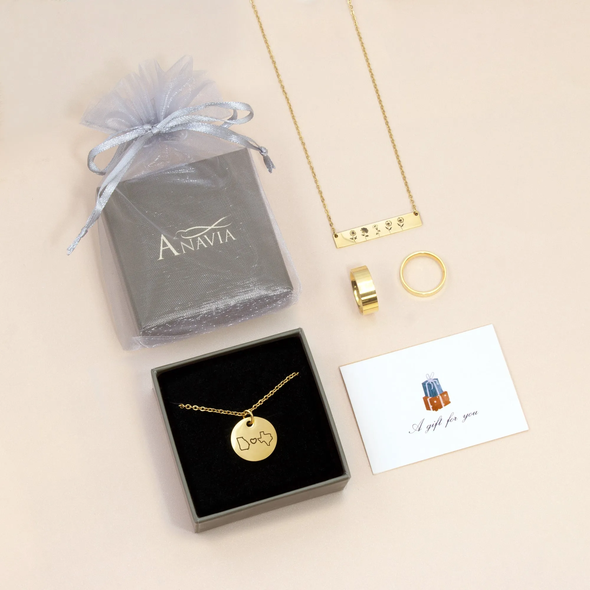 Long Distance State Charm Bracelet sold by Anavia product image thumbnail 3