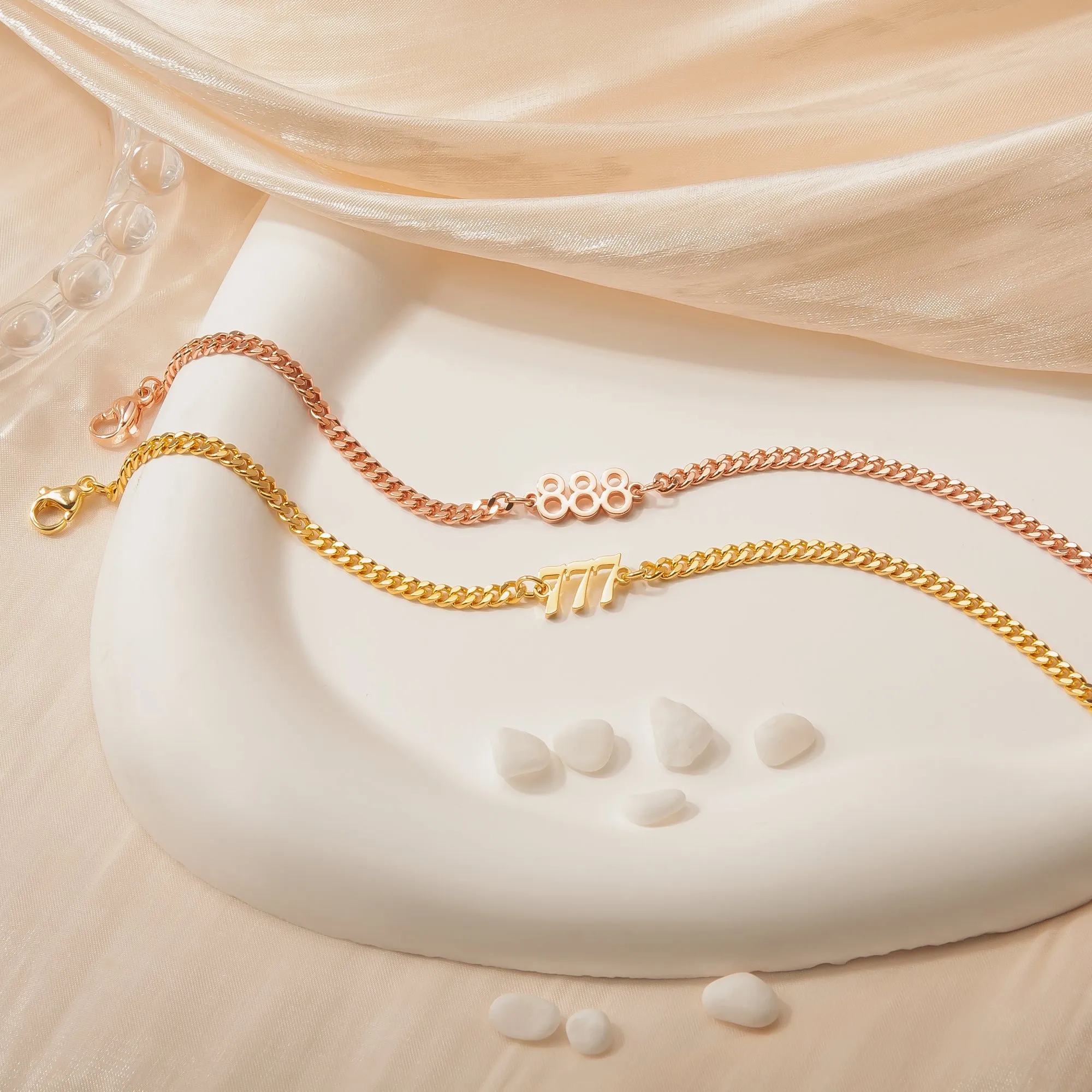 Angel Number Bracelet with Curb Chain sold by Anavia product image thumbnail 3