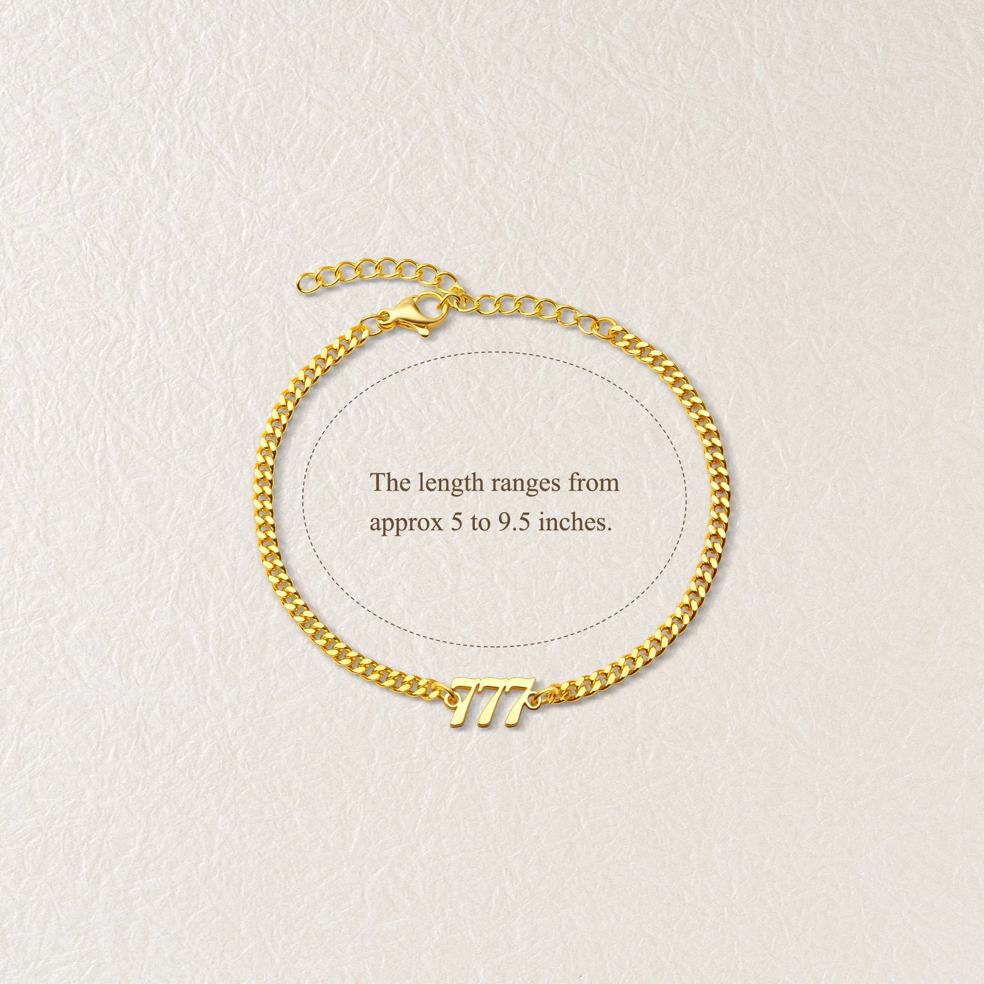 Angel Number Bracelet with Curb Chain sold by Anavia product image thumbnail 4