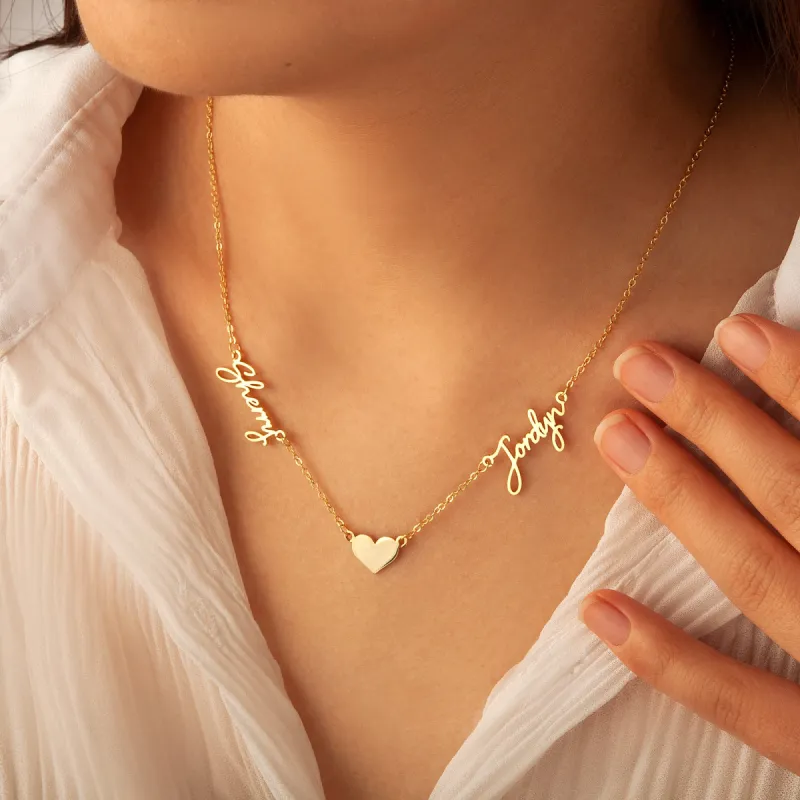 Two Name Couple's Necklace sold by Anavia