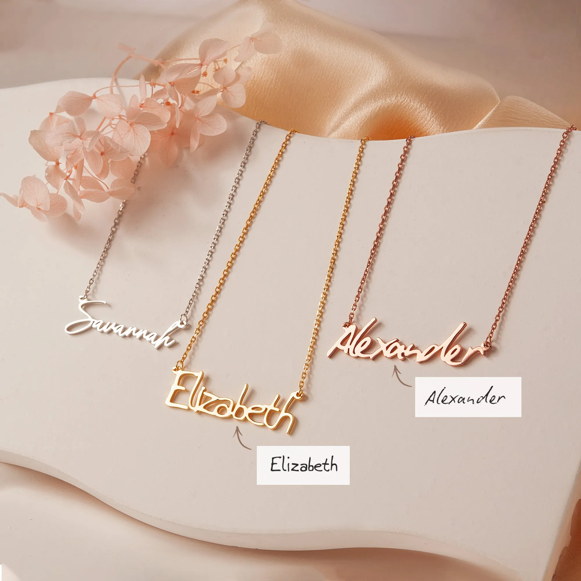 Signature Name Necklace sold by Anavia