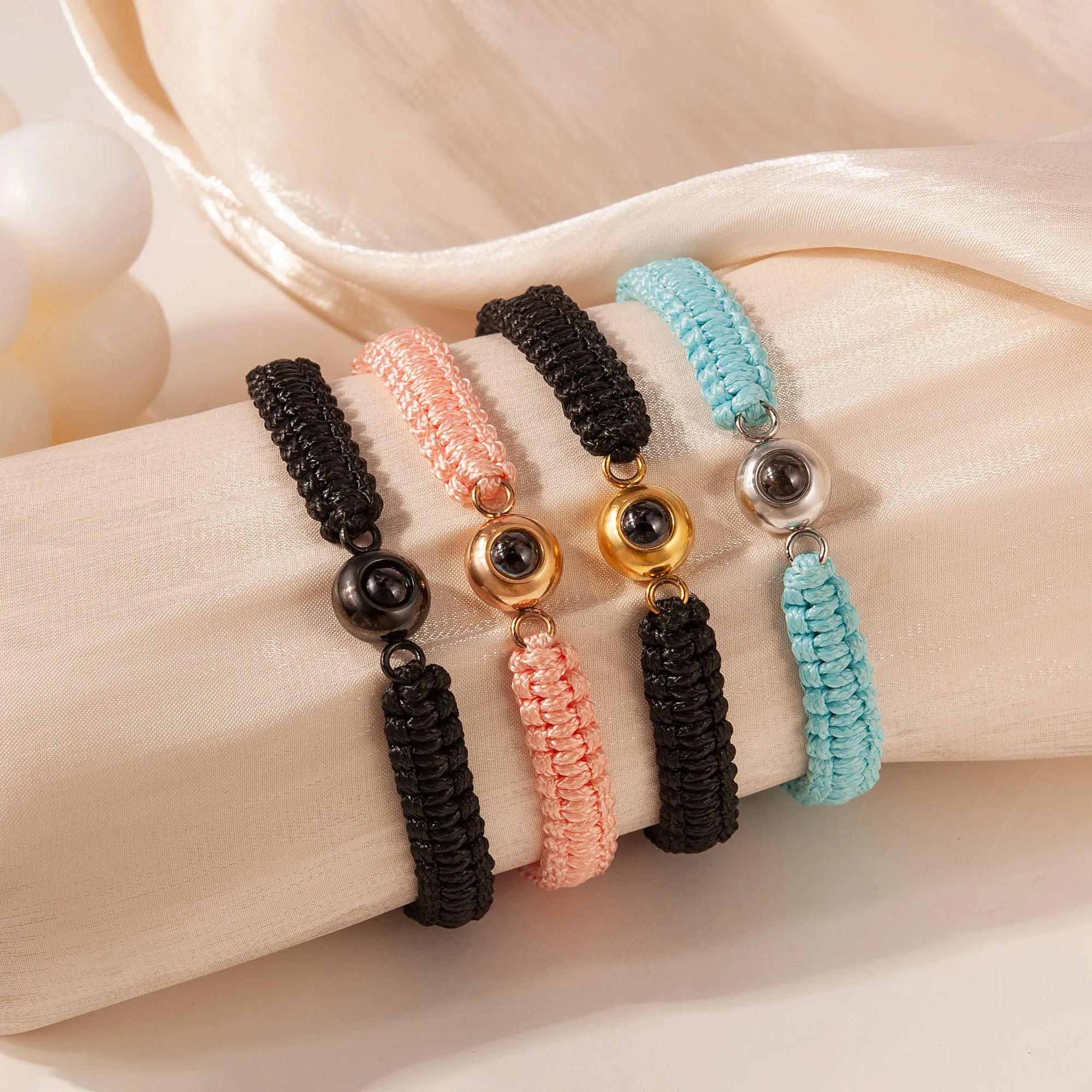 Custom Photo Projection Rope Bracelet sold by Anavia product image thumbnail 5