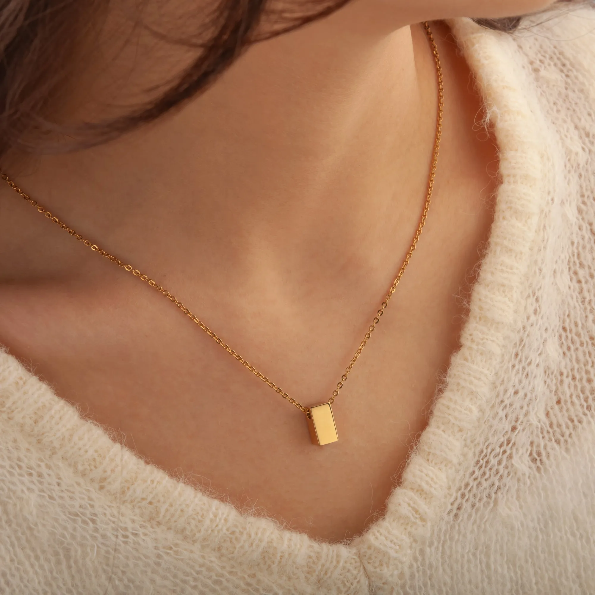 I Love Mom Cube Necklace Gift Set sold by Anavia product image thumbnail 2