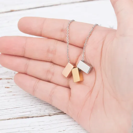 Three Generations Multi Cube Necklace Gift Set sold by Anavia product image thumbnail 3