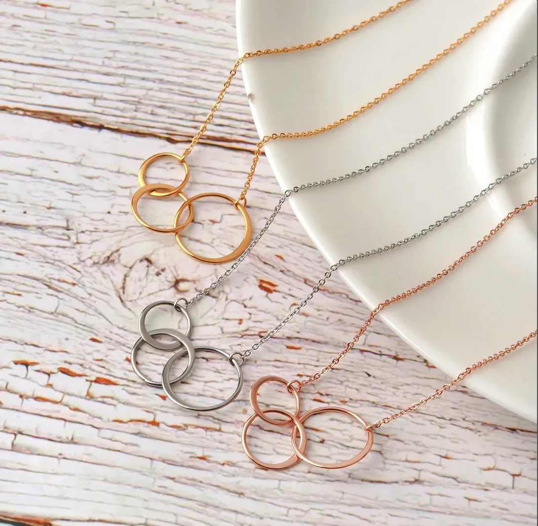 To My Precious Grandma Triple Infinity Necklace Gift Set sold by Anavia product image thumbnail 2