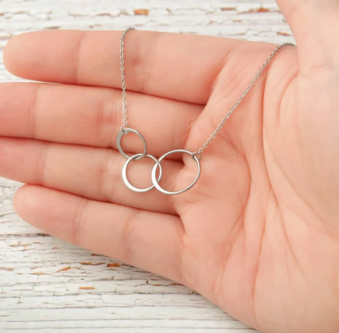 To My Precious Grandma Triple Infinity Necklace Gift Set sold by Anavia product image thumbnail 5