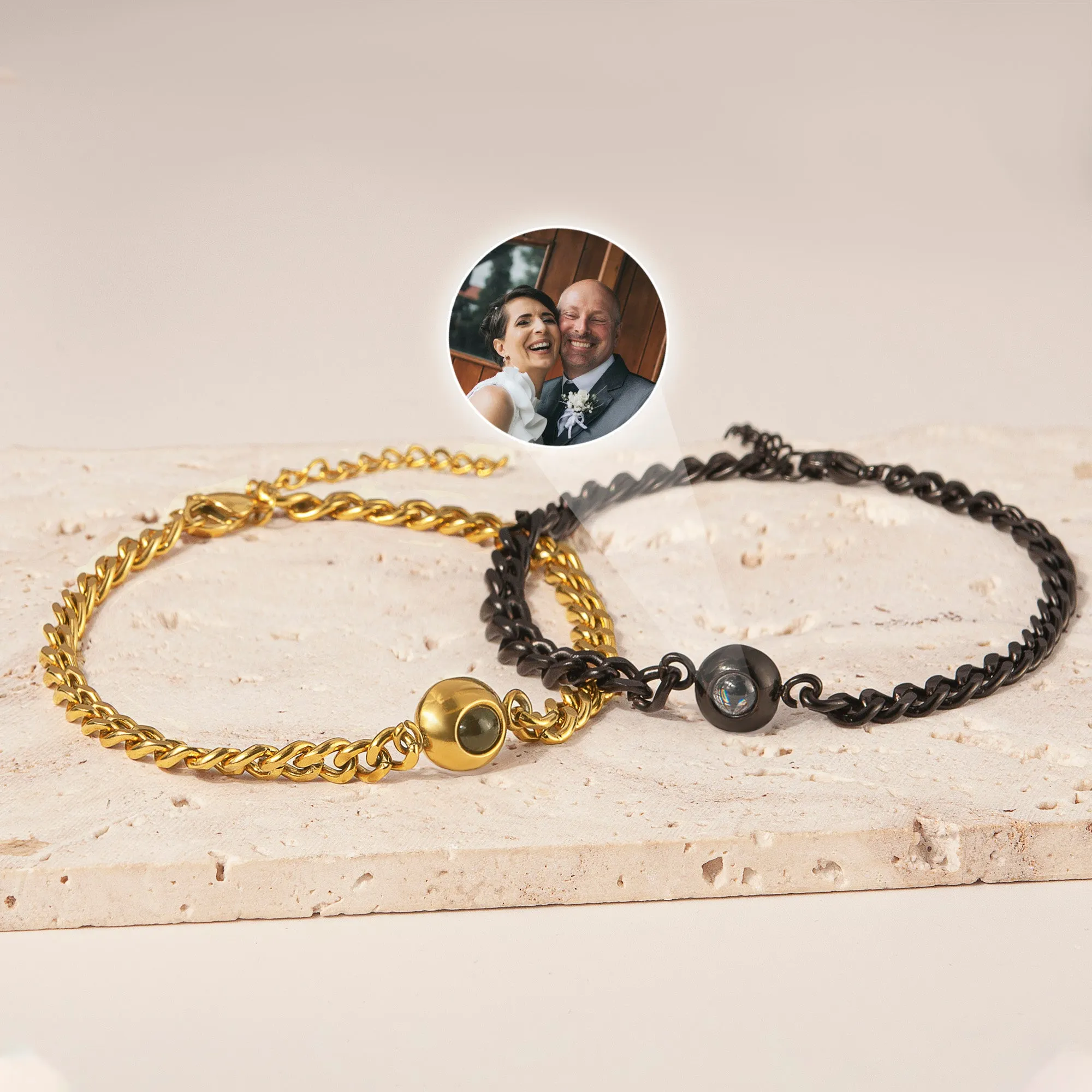 Custom Photo Projection Chain Bracelet sold by Anavia product image thumbnail 4