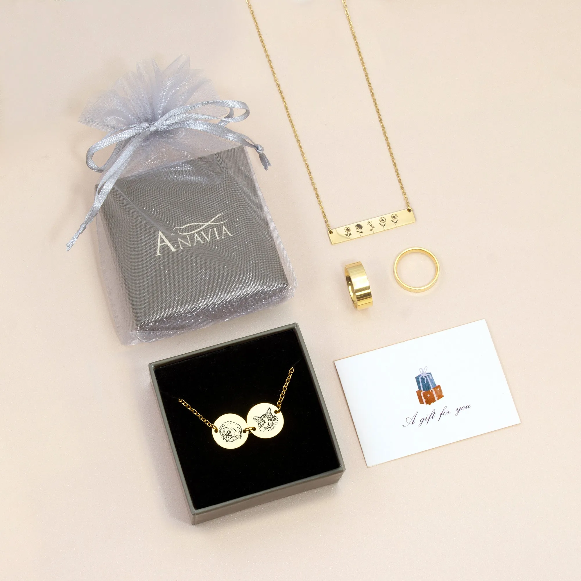 Personalized Pet Portrait Charm Bracelet sold by Anavia product image thumbnail 5