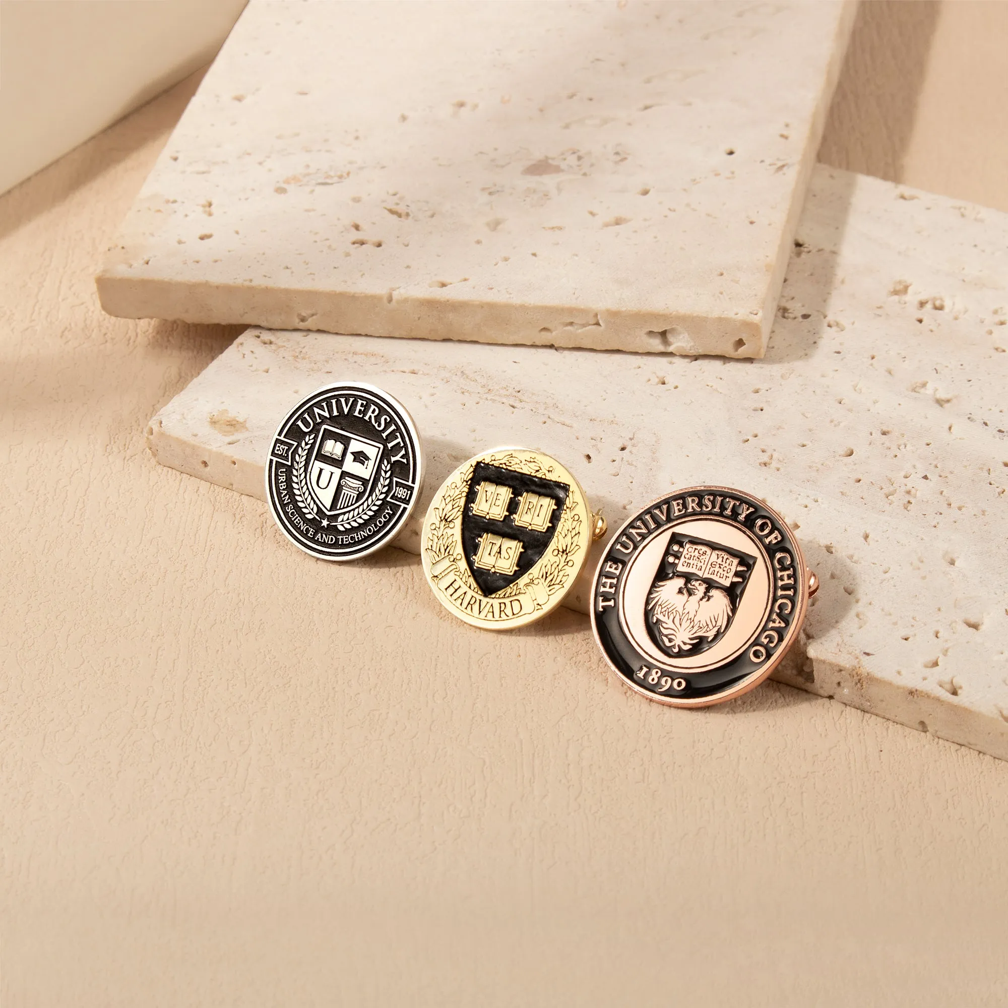 Customize Engraved Logo Pin sold by Anavia