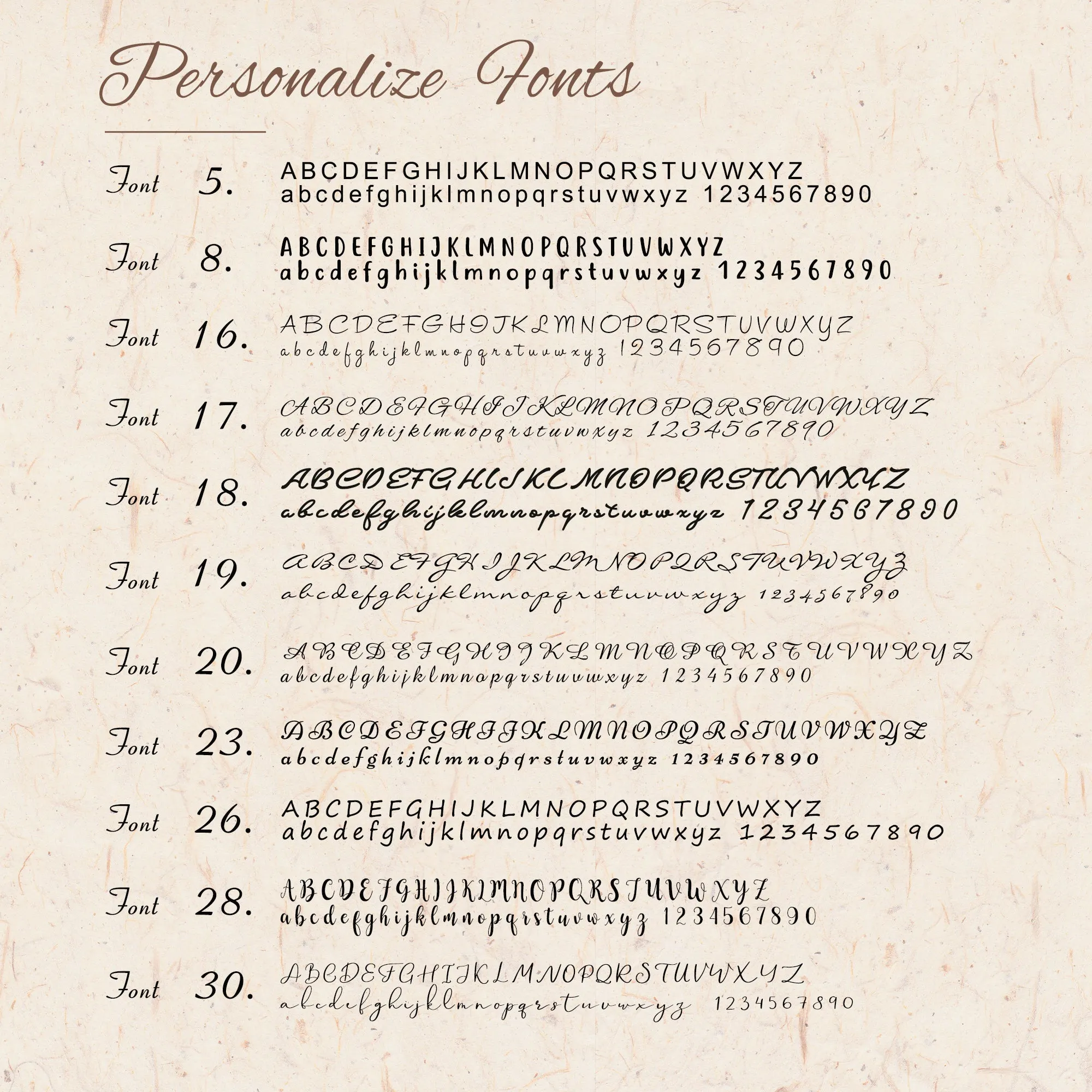 Birthstone Bar Handwriting Necklace sold by Anavia product image thumbnail 4