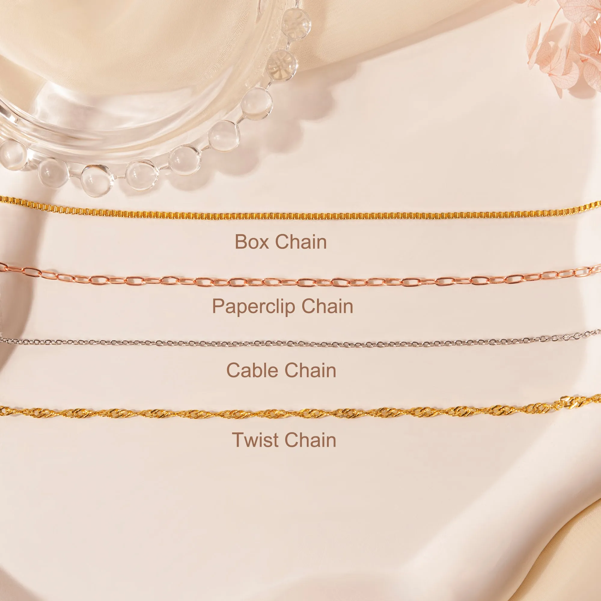 Flower and Name Birthstone Heart Necklace sold by Anavia product image thumbnail 4