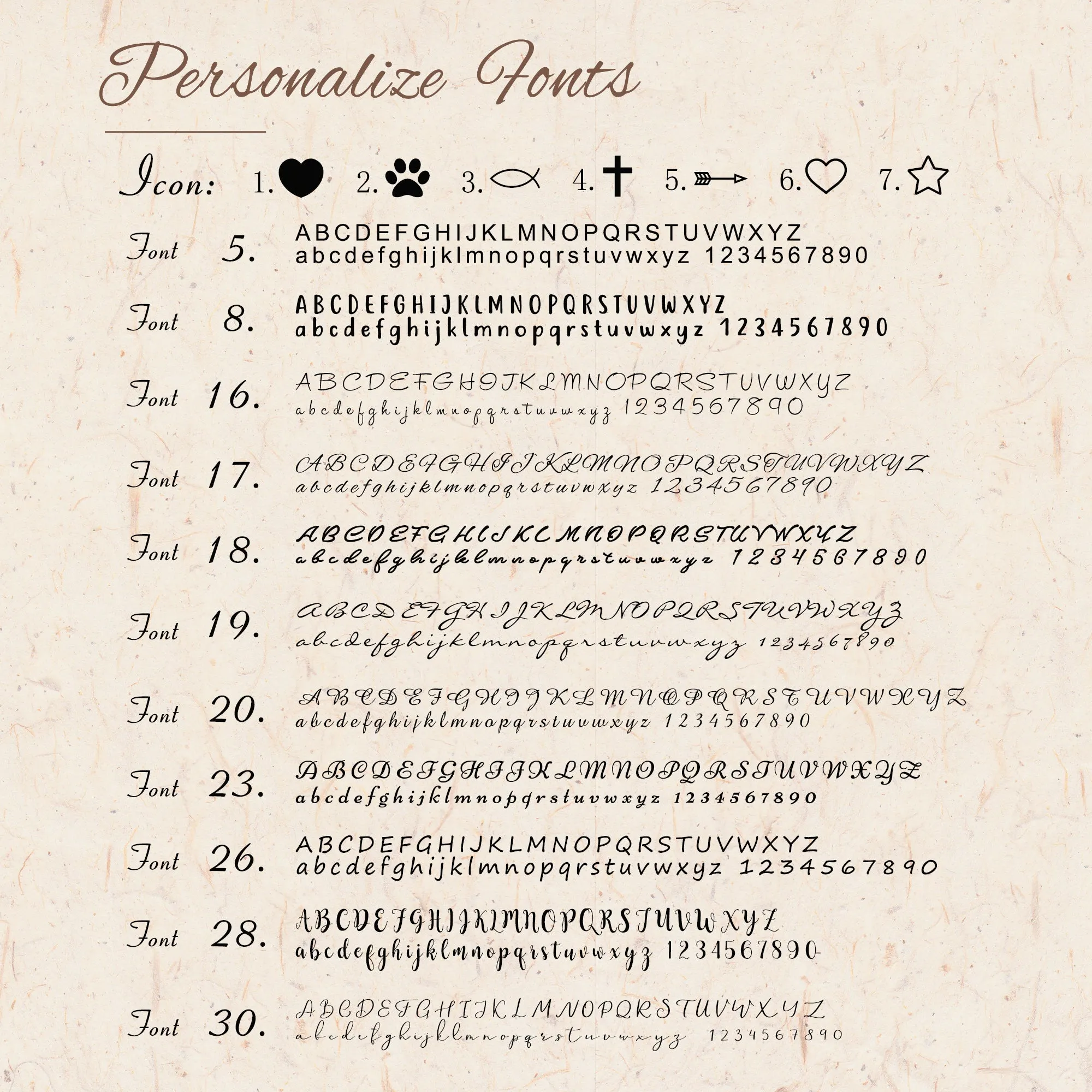 Custom Flower Bouquet Stamped Necklace sold by Anavia product image thumbnail 3