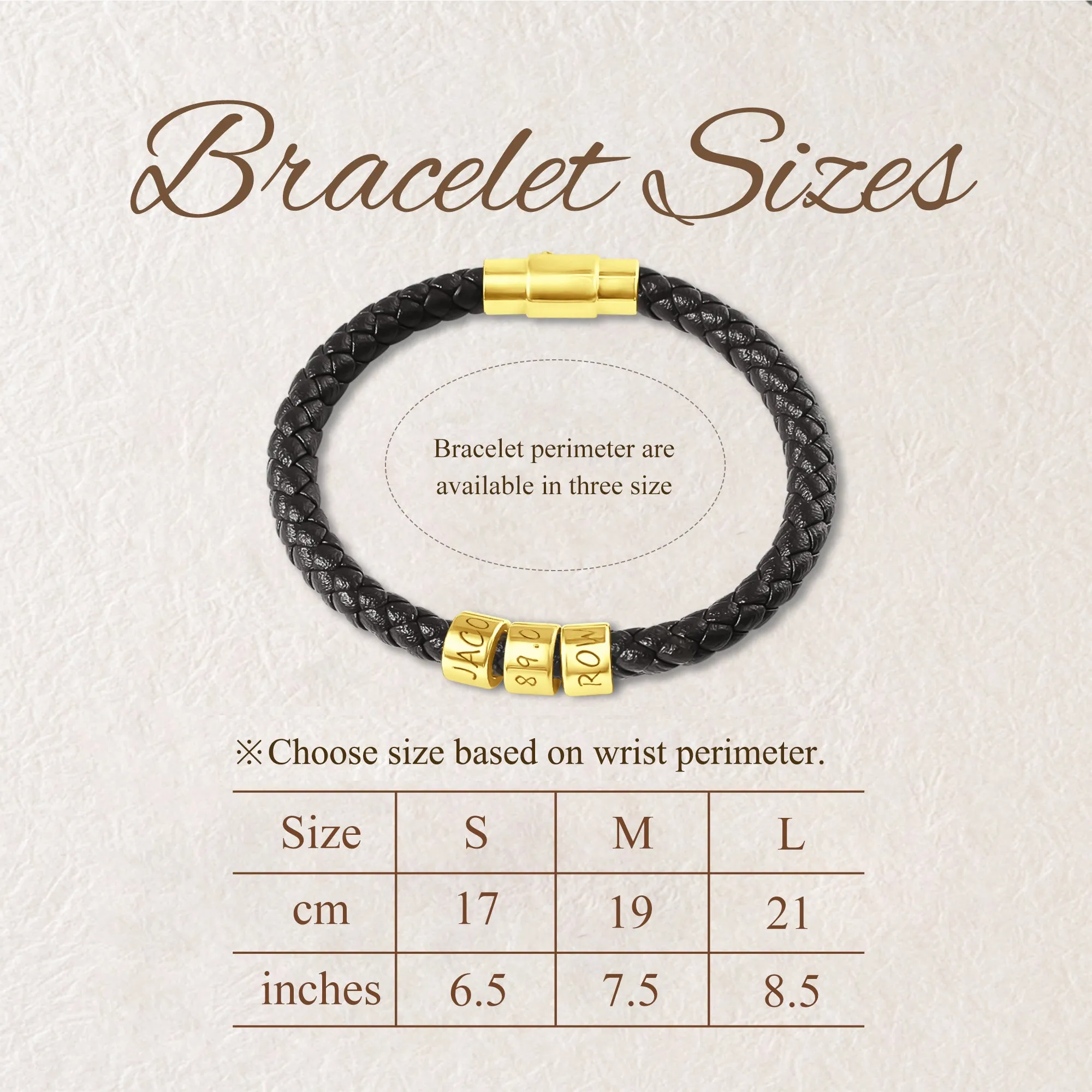 Custom Braided Rope Bead Bracelet sold by Anavia product image thumbnail 3