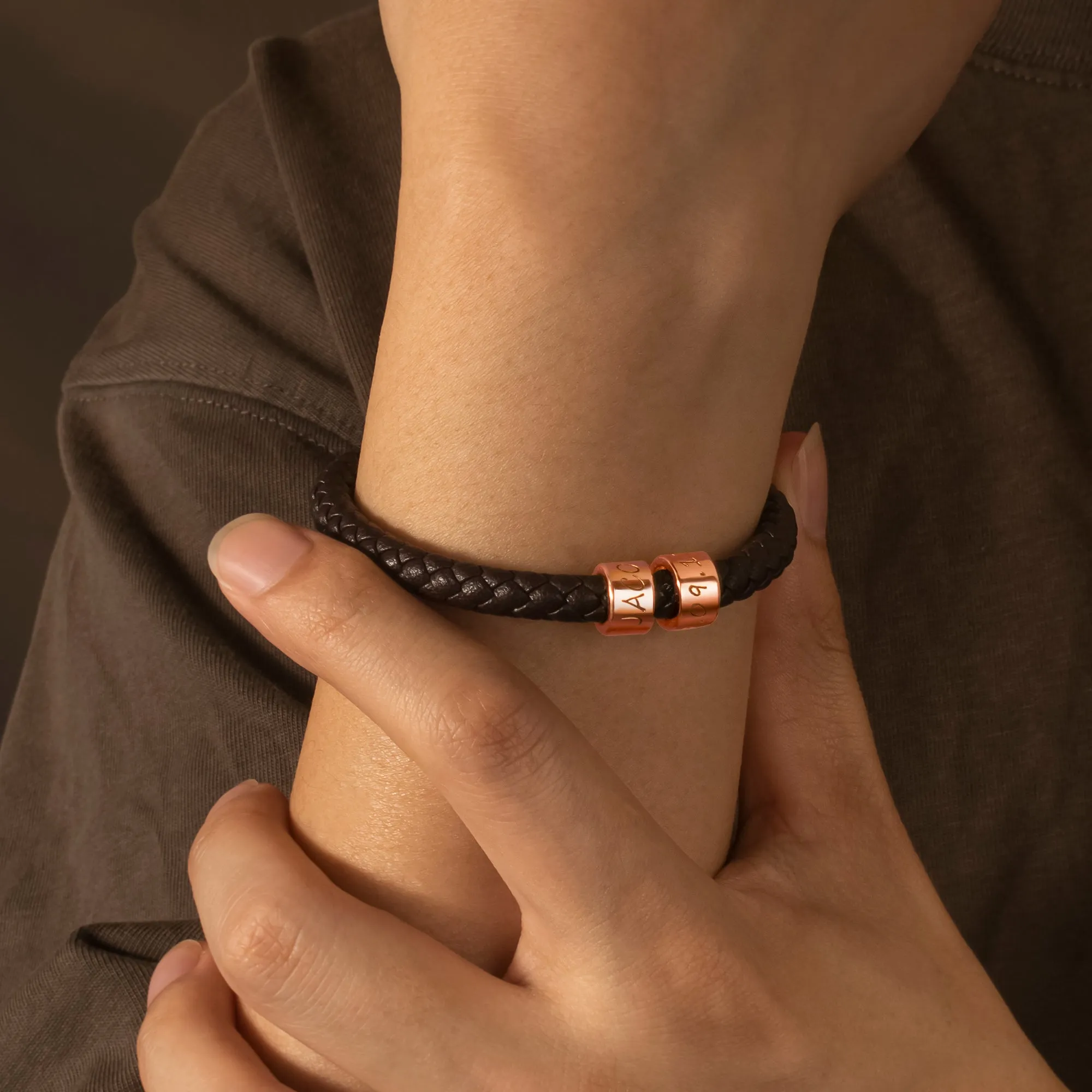 Custom Braided Rope Bead Bracelet sold by Anavia product image thumbnail 2