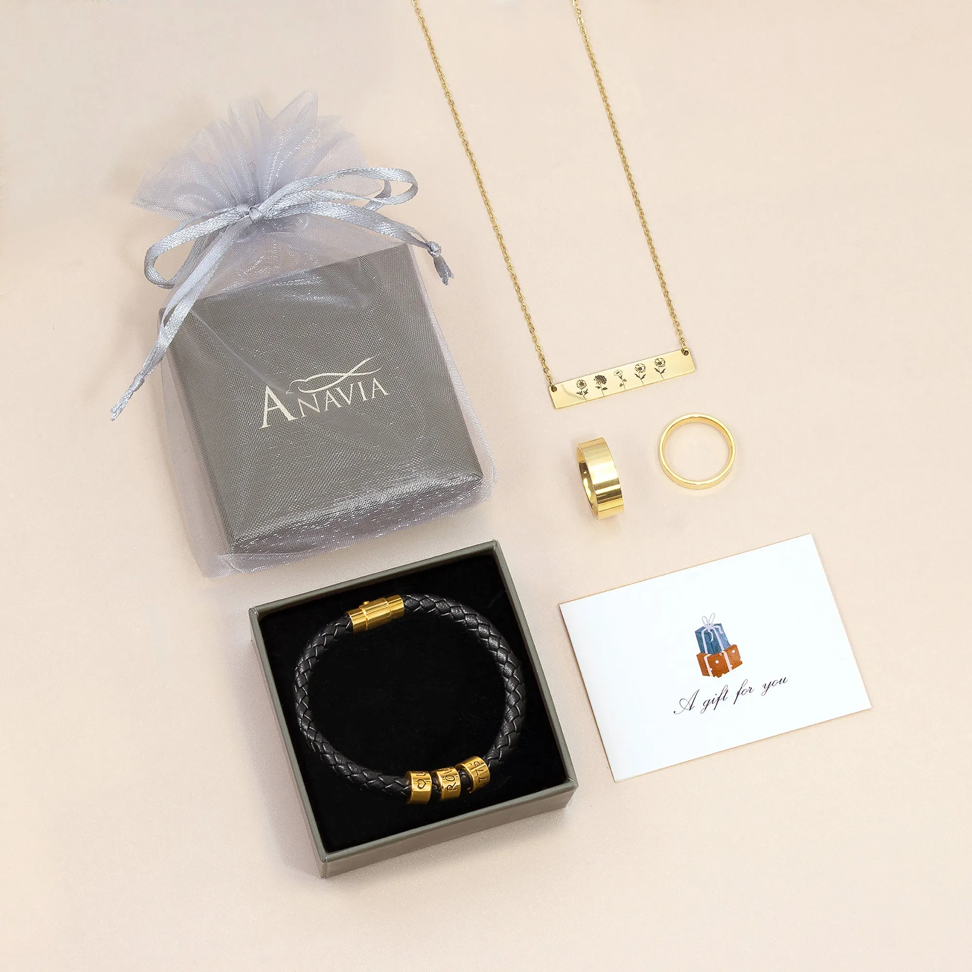 Custom Braided Rope Bead Bracelet sold by Anavia product image thumbnail 5