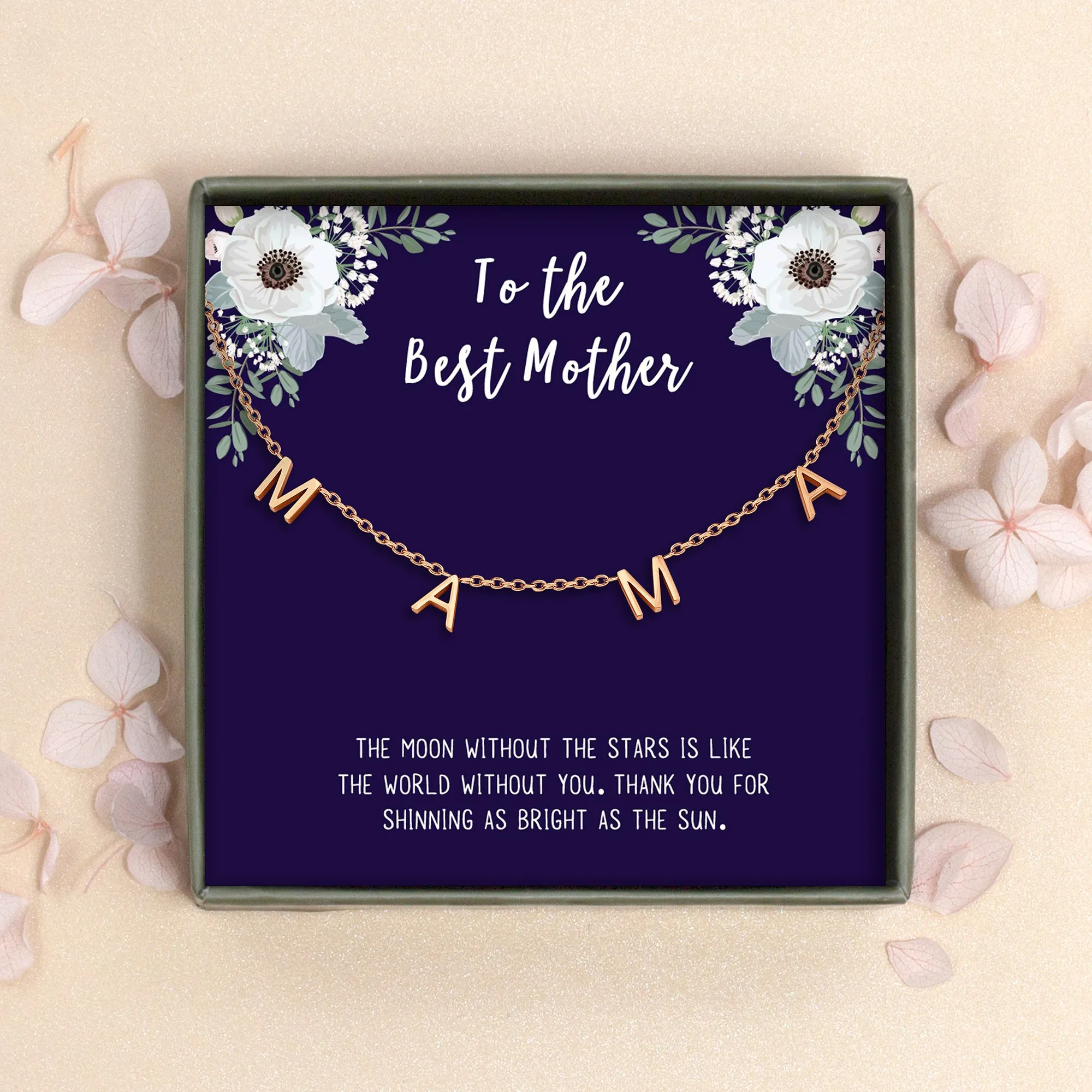 To the Best Mother MAMA Necklace sold by Anavia