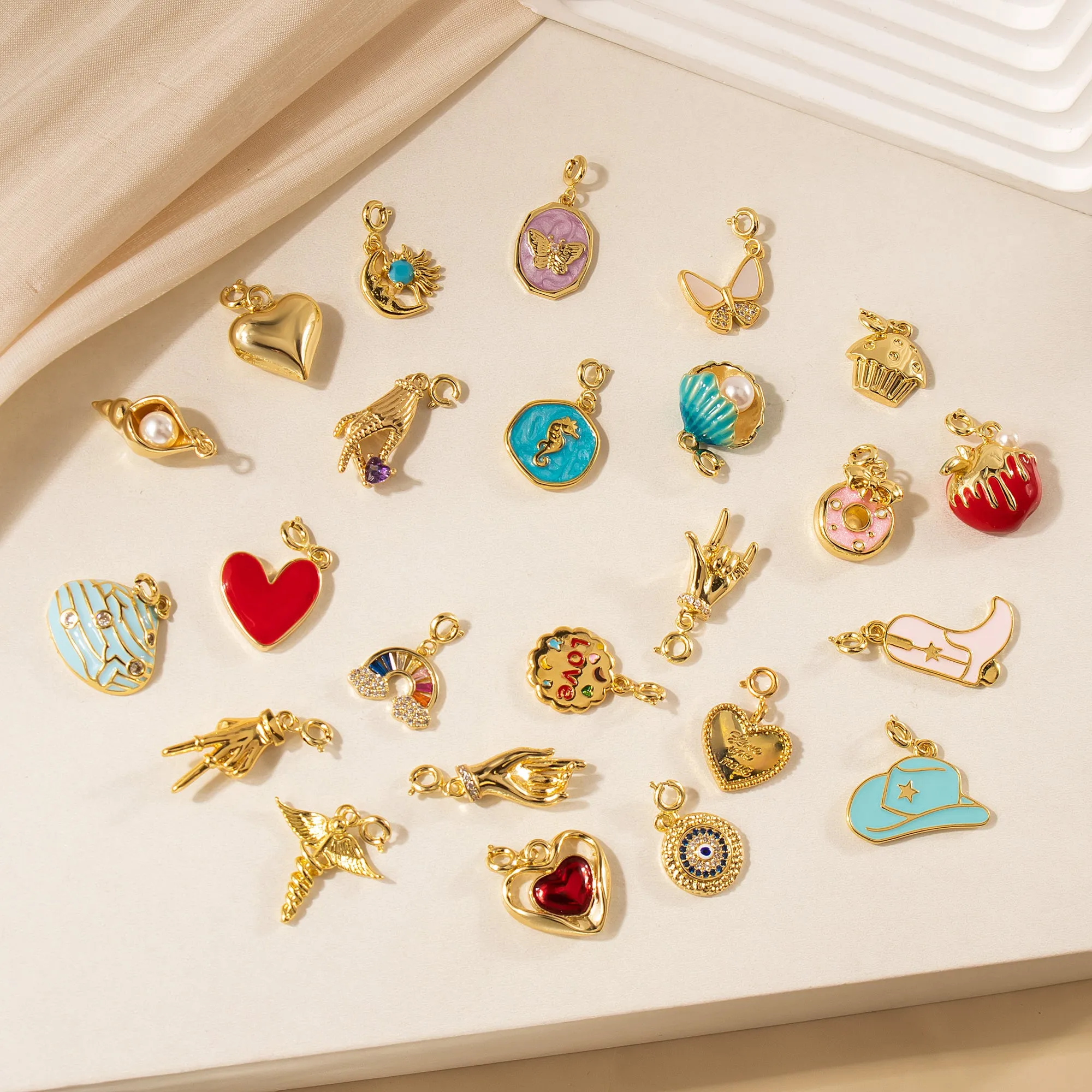 Gold Brass Charms sold by Anavia product image thumbnail 3