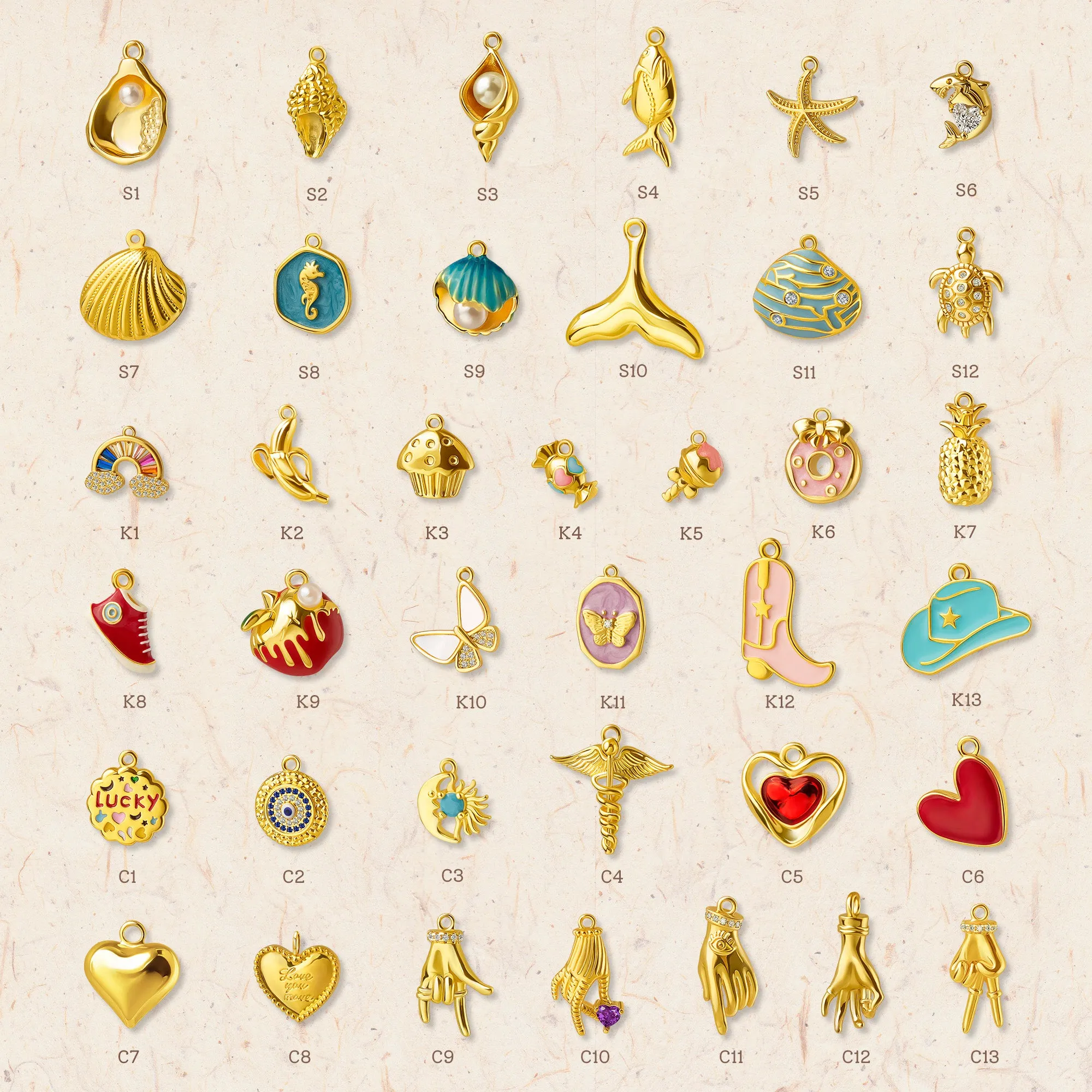 Build Your Own Charm Necklace sold by Anavia product image thumbnail 3