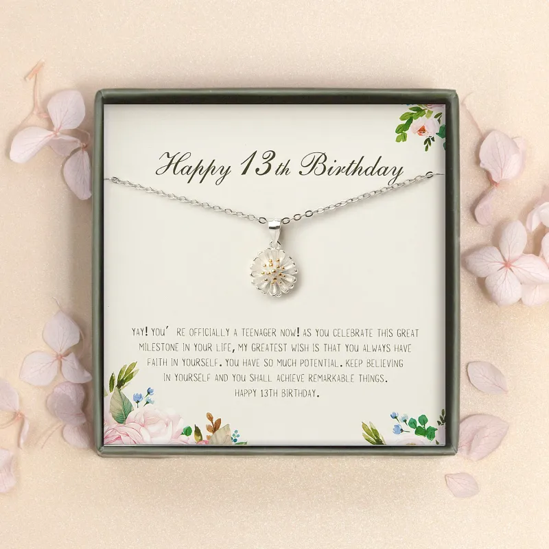 Happy 16th Birthday and Daisy Necklace sold by Anavia