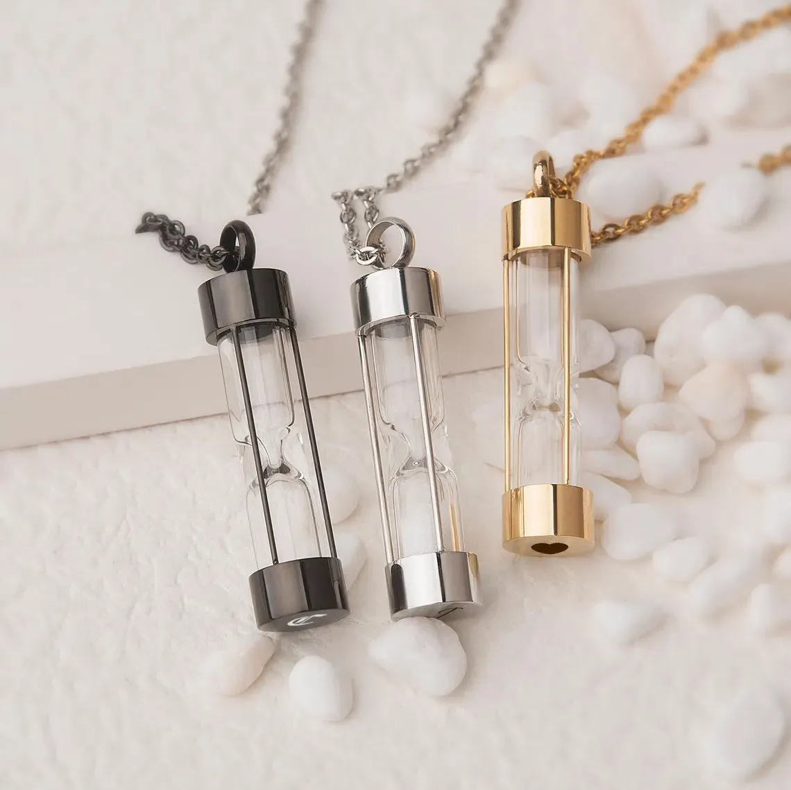Hourglass Memorial Necklace sold by Anavia