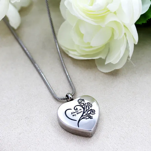 Always in my Heart Memorial Necklace sold by Anavia product image thumbnail 2