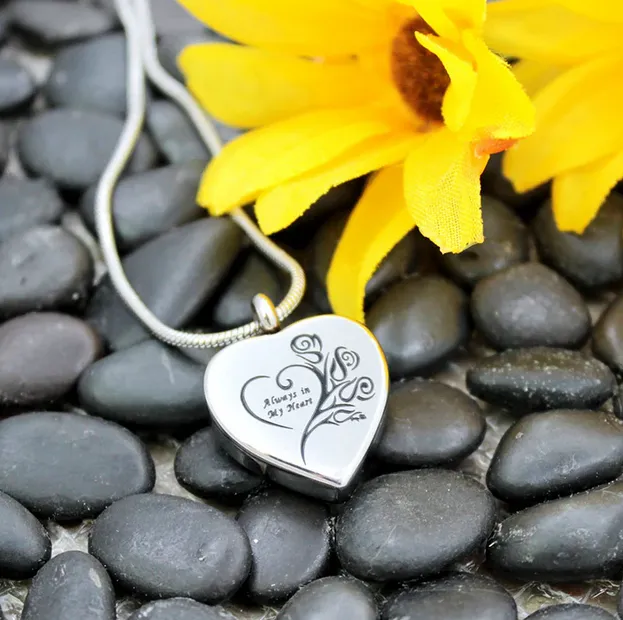 Always in my Heart Memorial Necklace sold by Anavia product image thumbnail 3