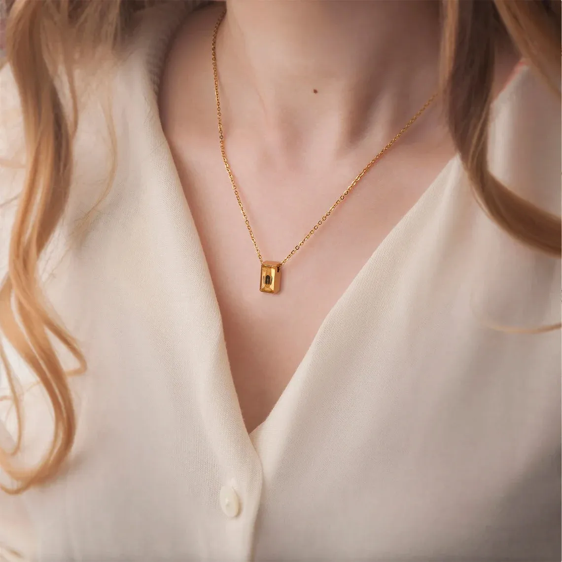 Cube Memorial Necklace sold by Anavia product image thumbnail 2