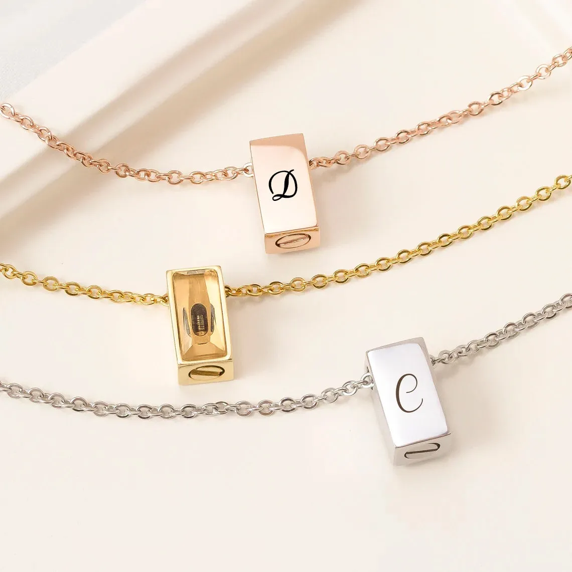 Cube Memorial Necklace sold by Anavia product image thumbnail 5