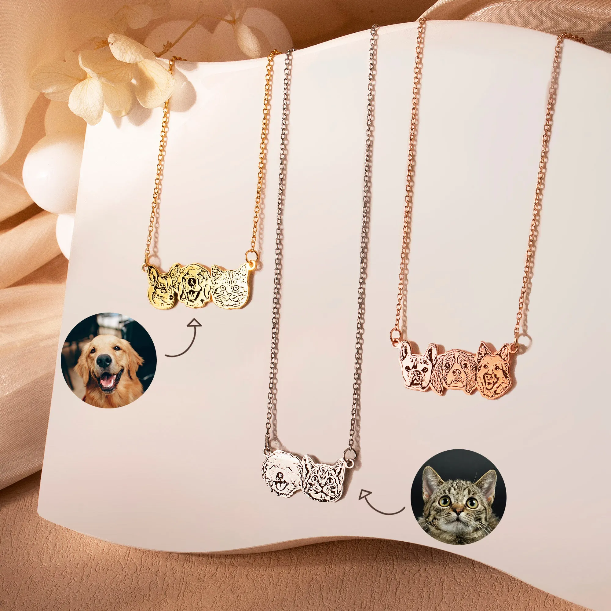 Pet Portrait Necklace sold by Anavia product image thumbnail 4